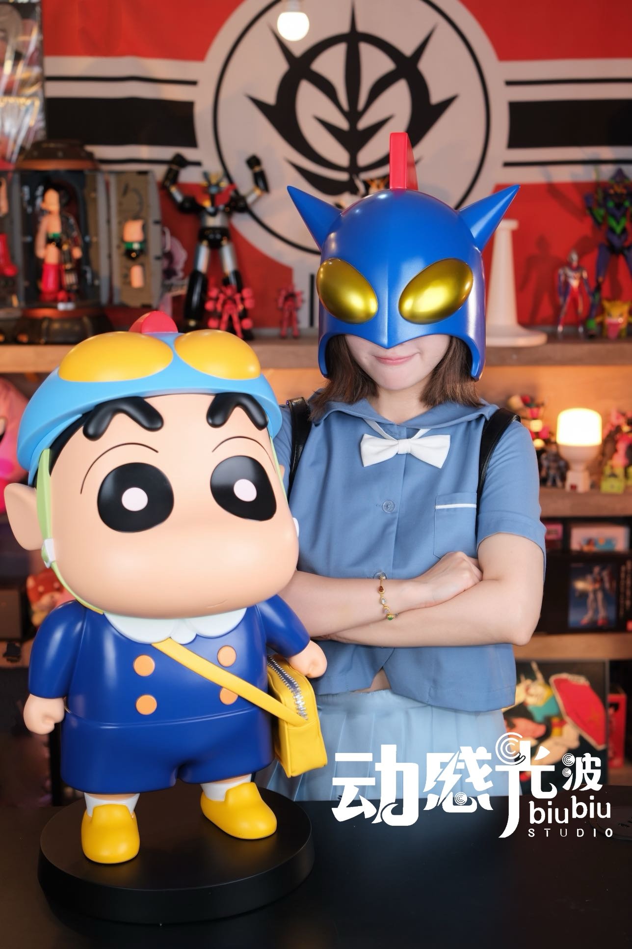 【蠟筆小新】動感光波 x 動感工坊-秋季校服小新（海外現貨）