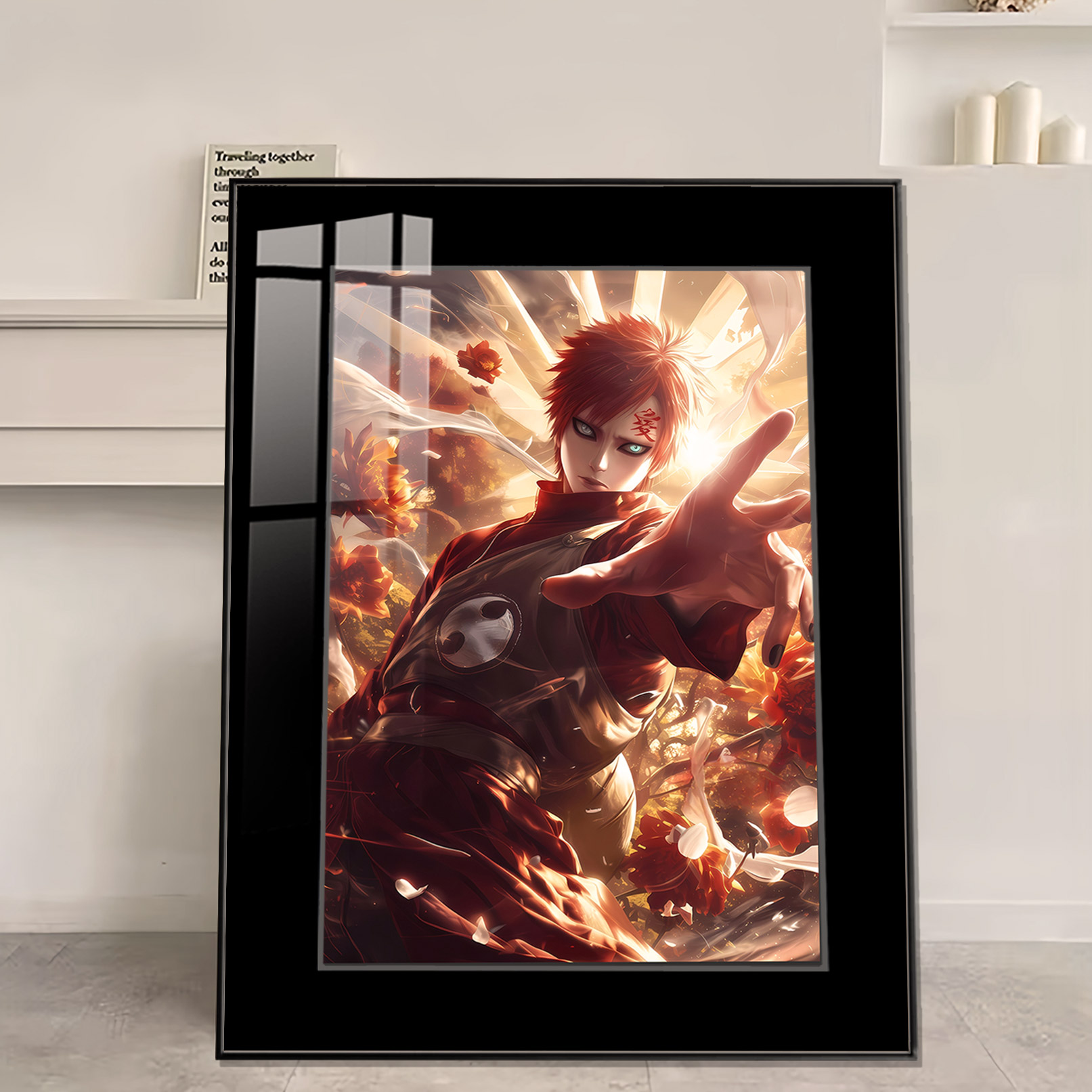 【週邊】橘子工作室－火影忍者 我愛羅 沙暴送葬 裝飾畫