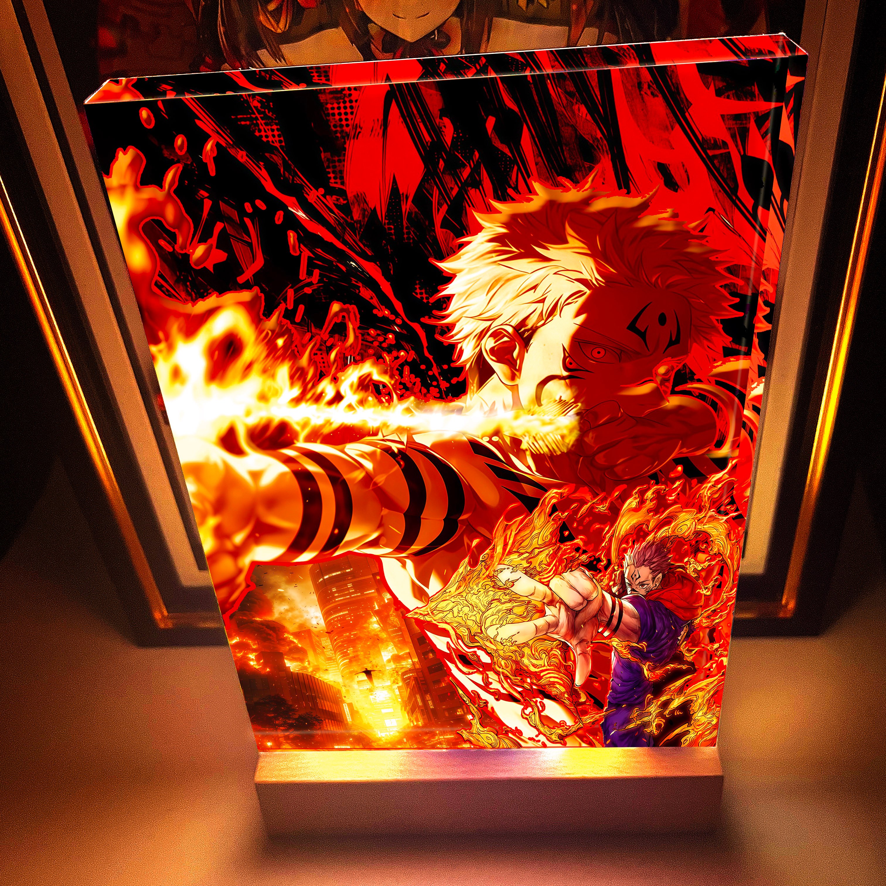 【週邊】阿喵畫社-兩面宿儺 灶開 透明卡磚