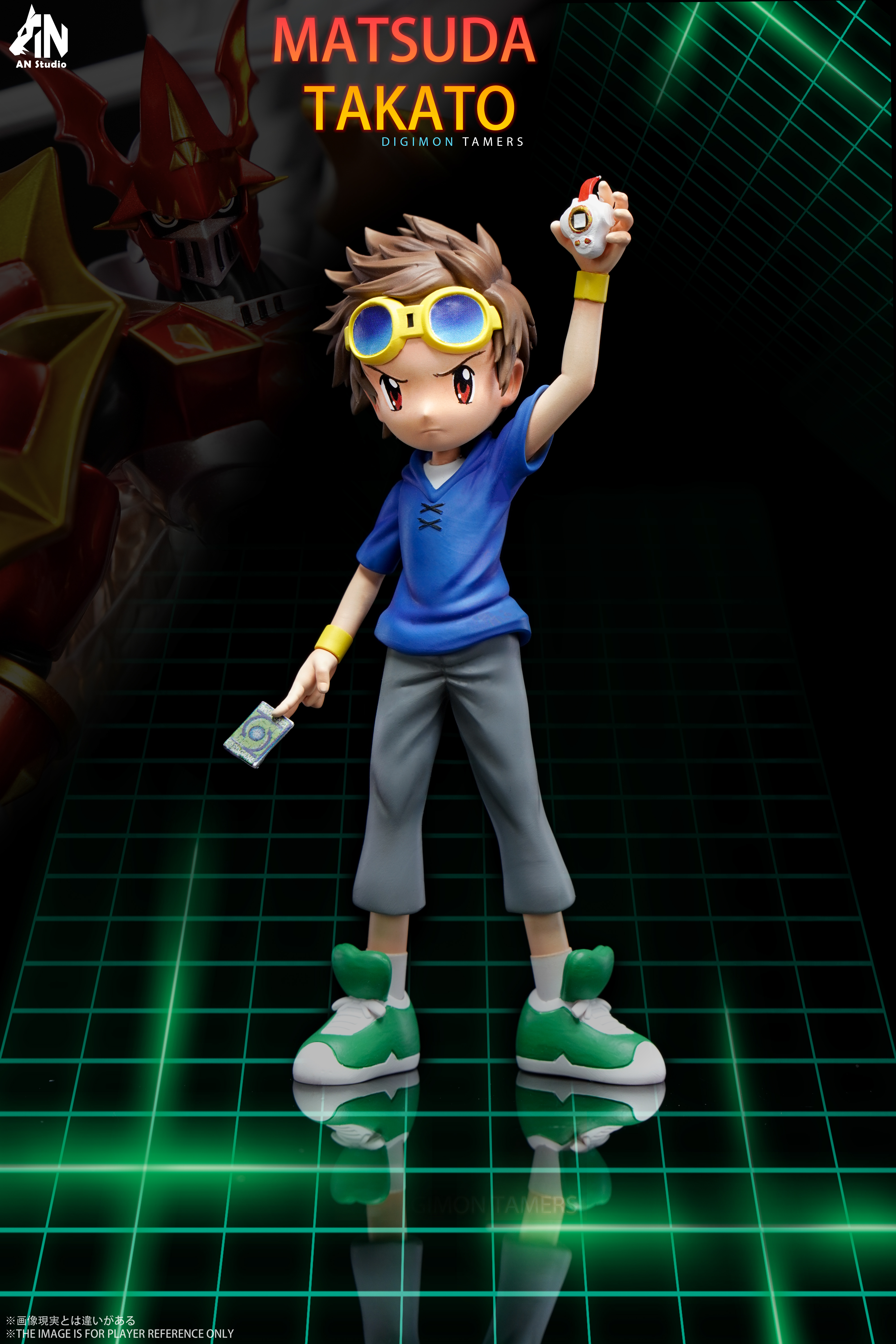 【數碼寶貝】AN STUDIO－馴獸師之王 圖鑑戰鬥人物共鳴 主角七人團