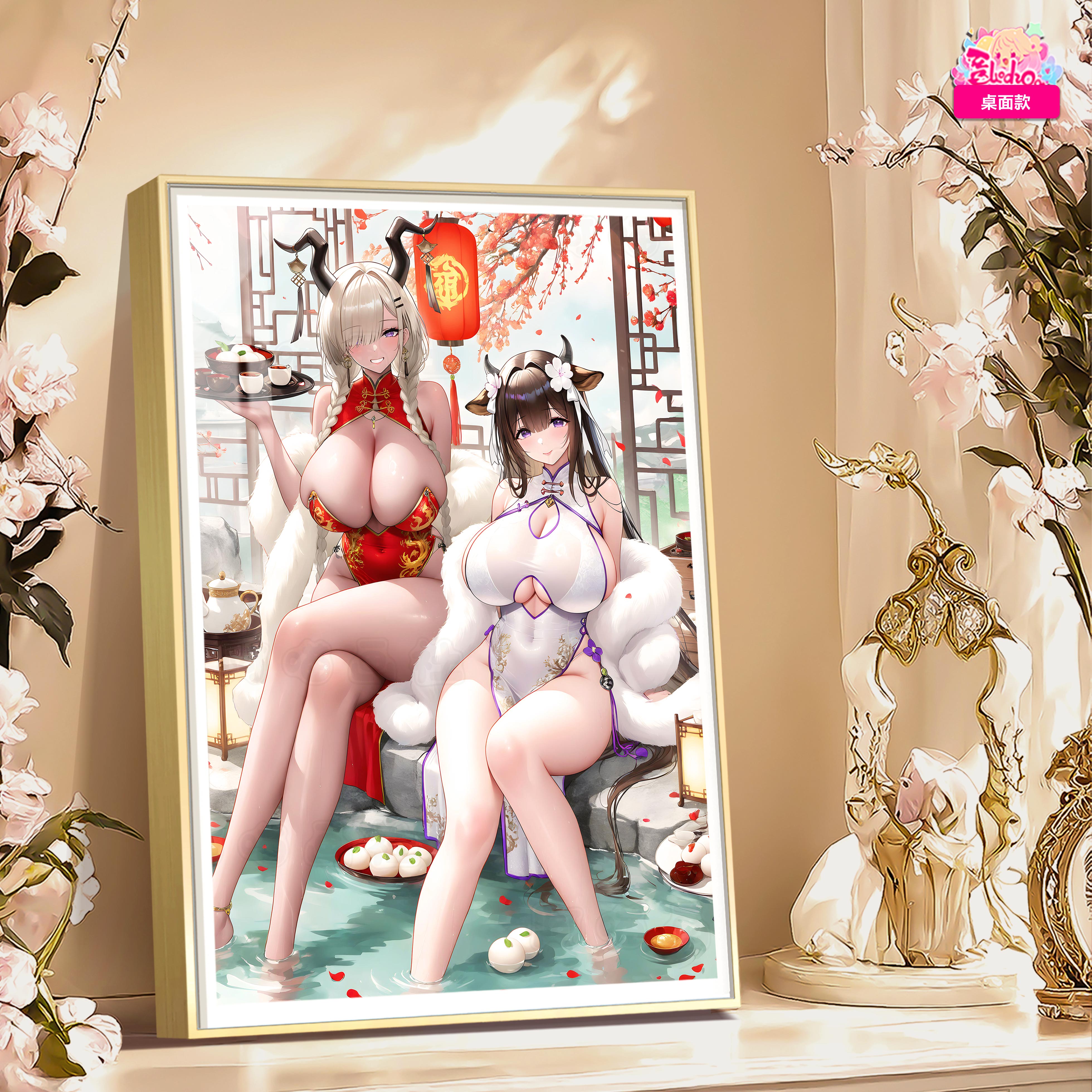 【週邊】阿喵畫社－賀新春 尾張與樫野