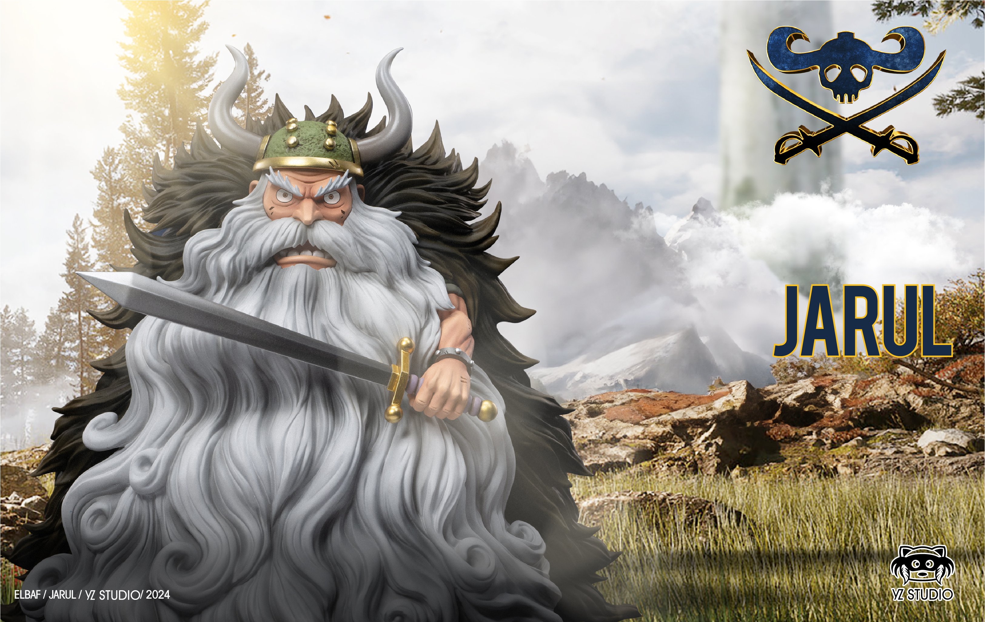 【海賊王】YZ工作室-巨兵海賊團 第十一彈 山鬍子 約魯魯