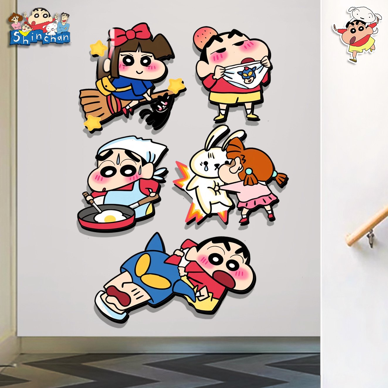 【週邊】阿喵畫社-蠟筆小新異形卡磚畫