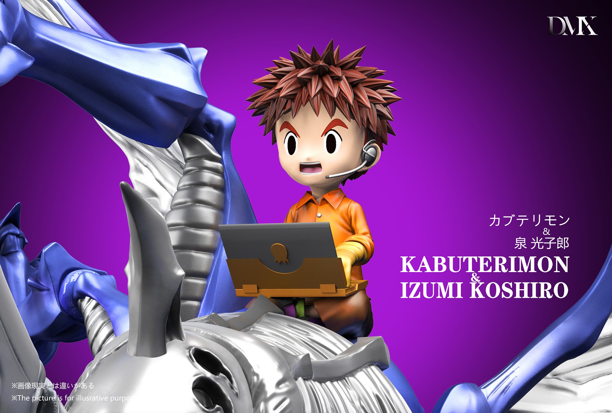 【數碼寶貝】DMX STUDIO-數碼寶貝一代騎姿系列 第五彈 比多獸&光子郎