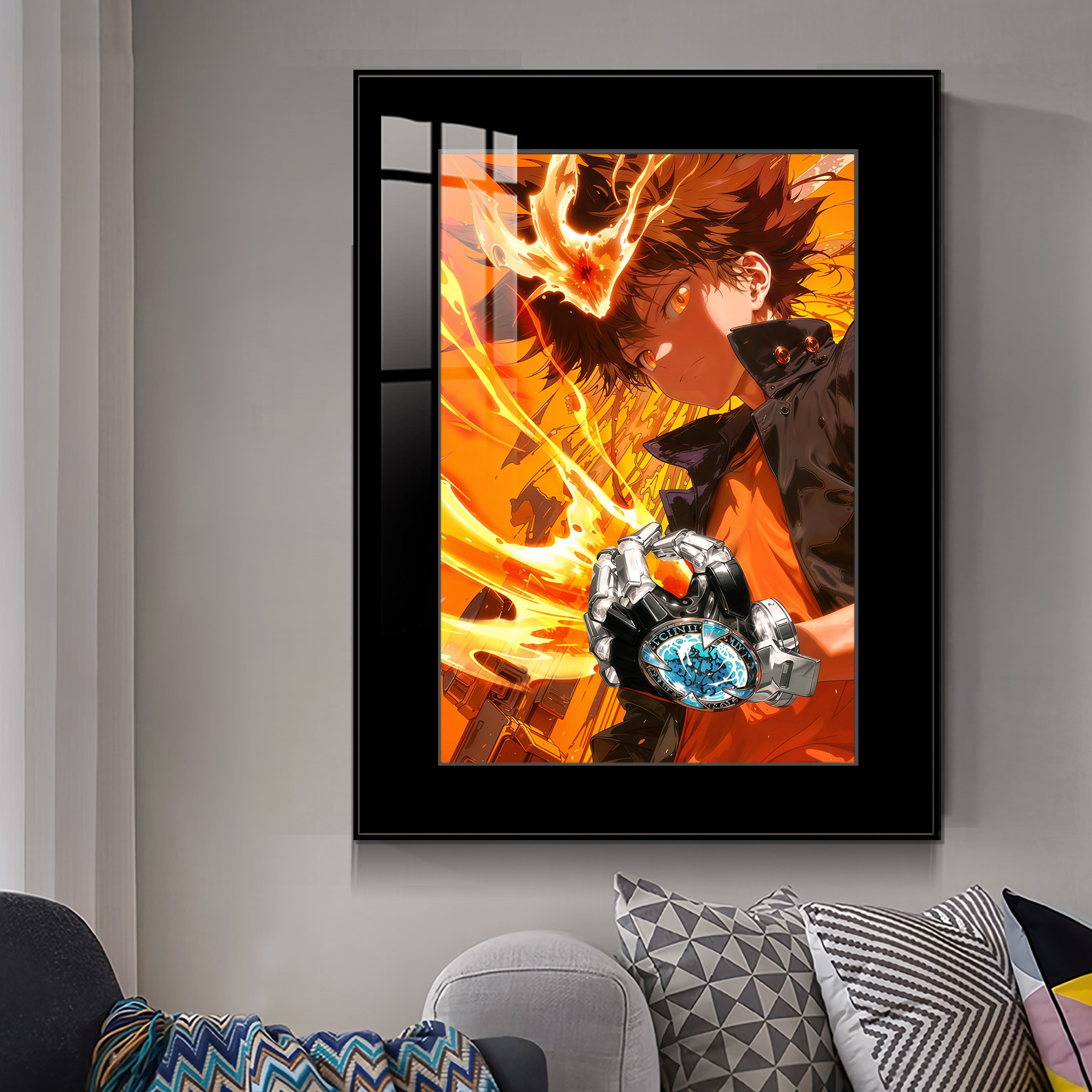 【週邊】橘子工作室－家庭教師 火力全開 燃 裝飾畫