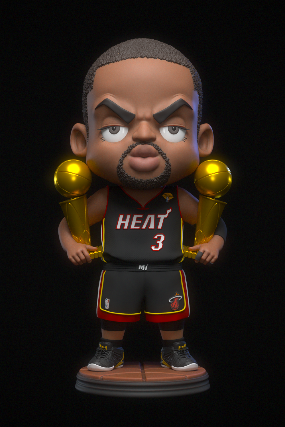 【運動明星】M3工作室-NBA 熱火 韋德