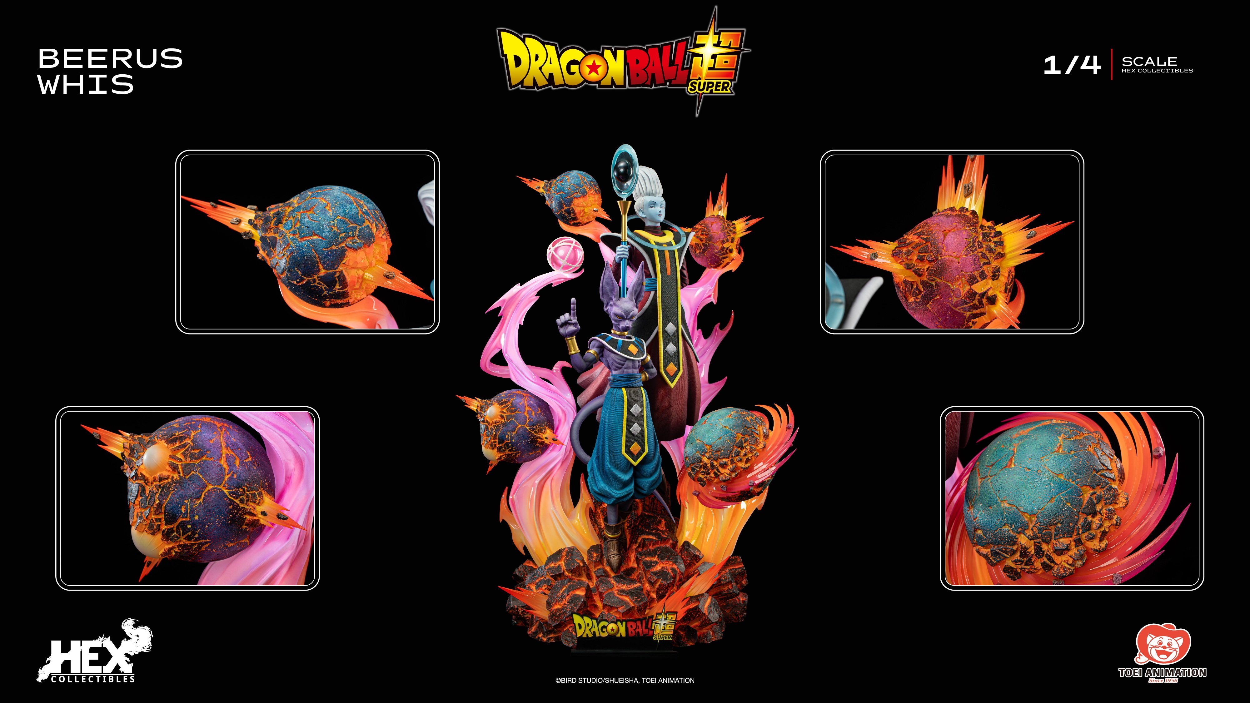 【正版授權】HEX Collectibles-七龍珠超 比魯斯&維斯