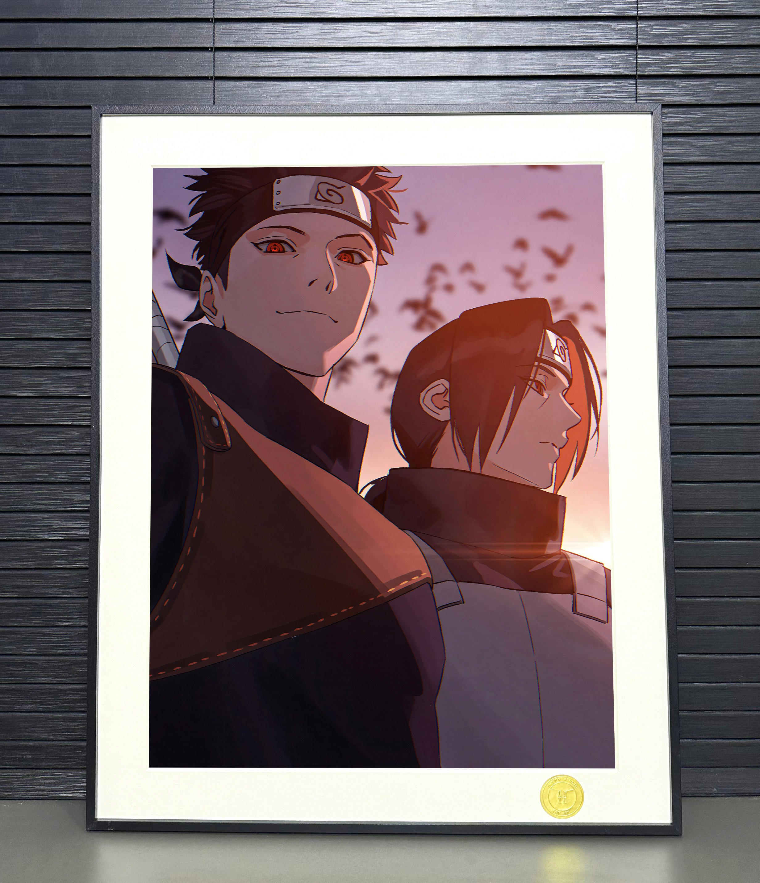 【週邊】H2工作室－火影忍者 止水鼬 裝飾畫