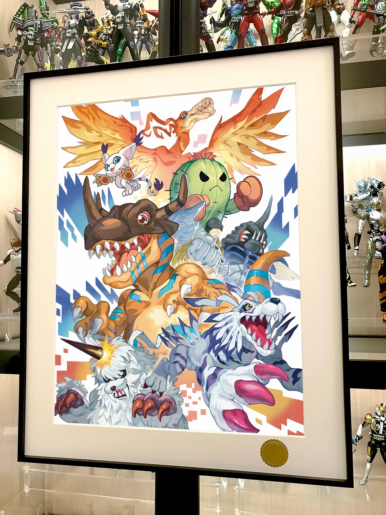 【週邊】星空工作室－數碼寶貝 成熟期 裝飾畫