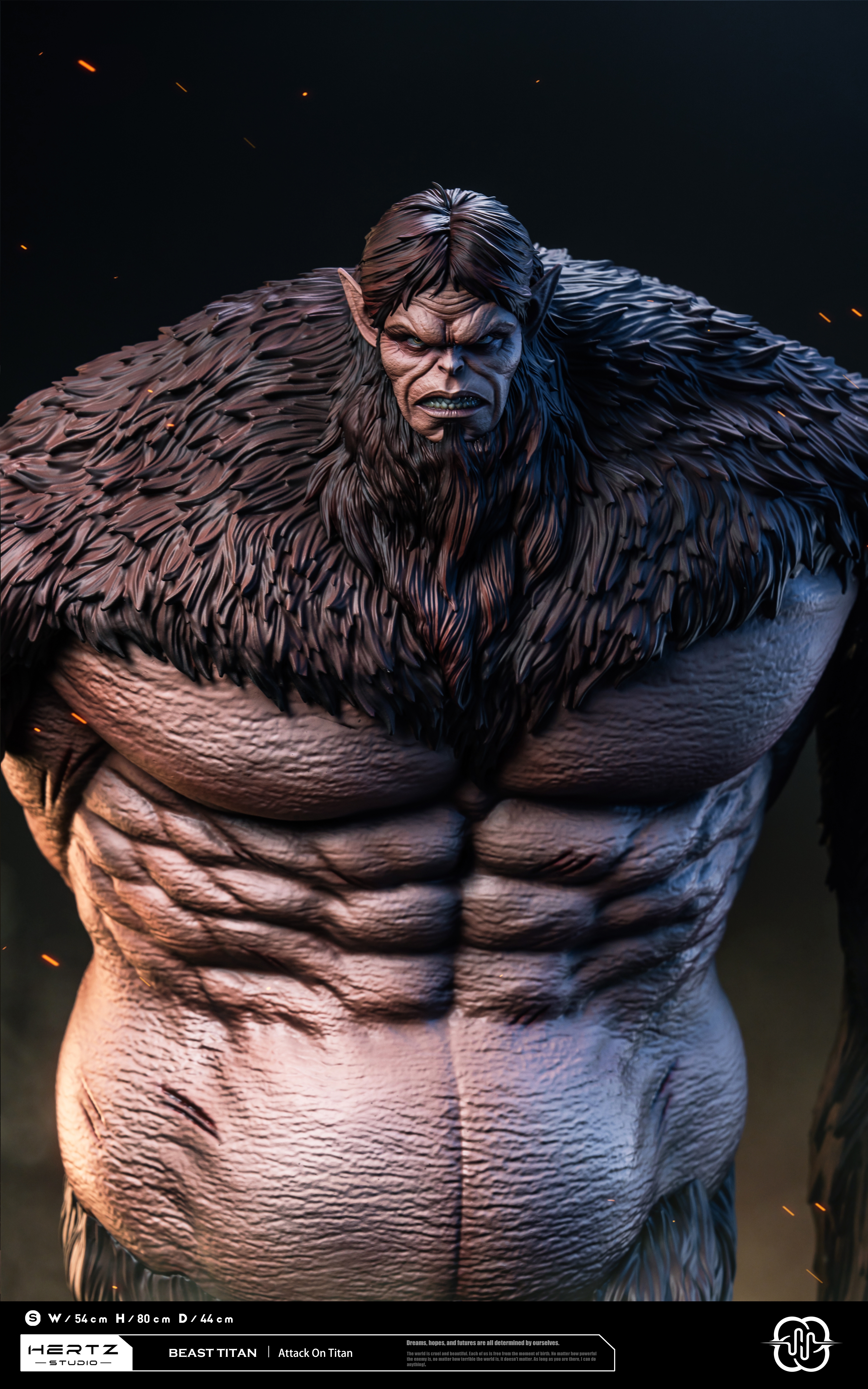 【進擊的巨人】Hertz Studio- 獸之巨人 吉克 獸巨