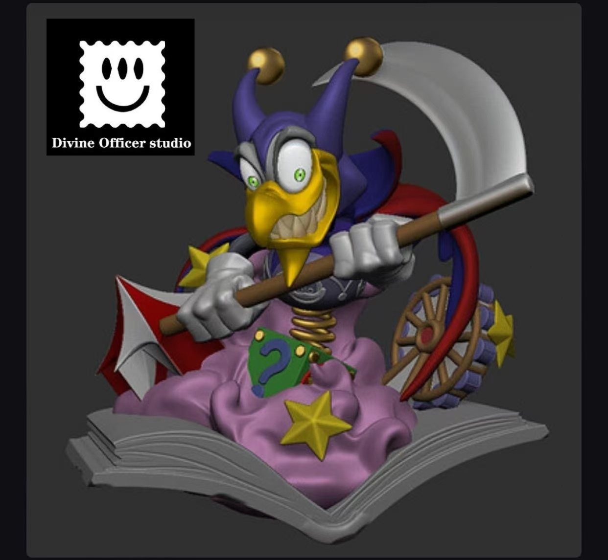 【遊戲王】神官工作室-鐮刀惡魔鳥