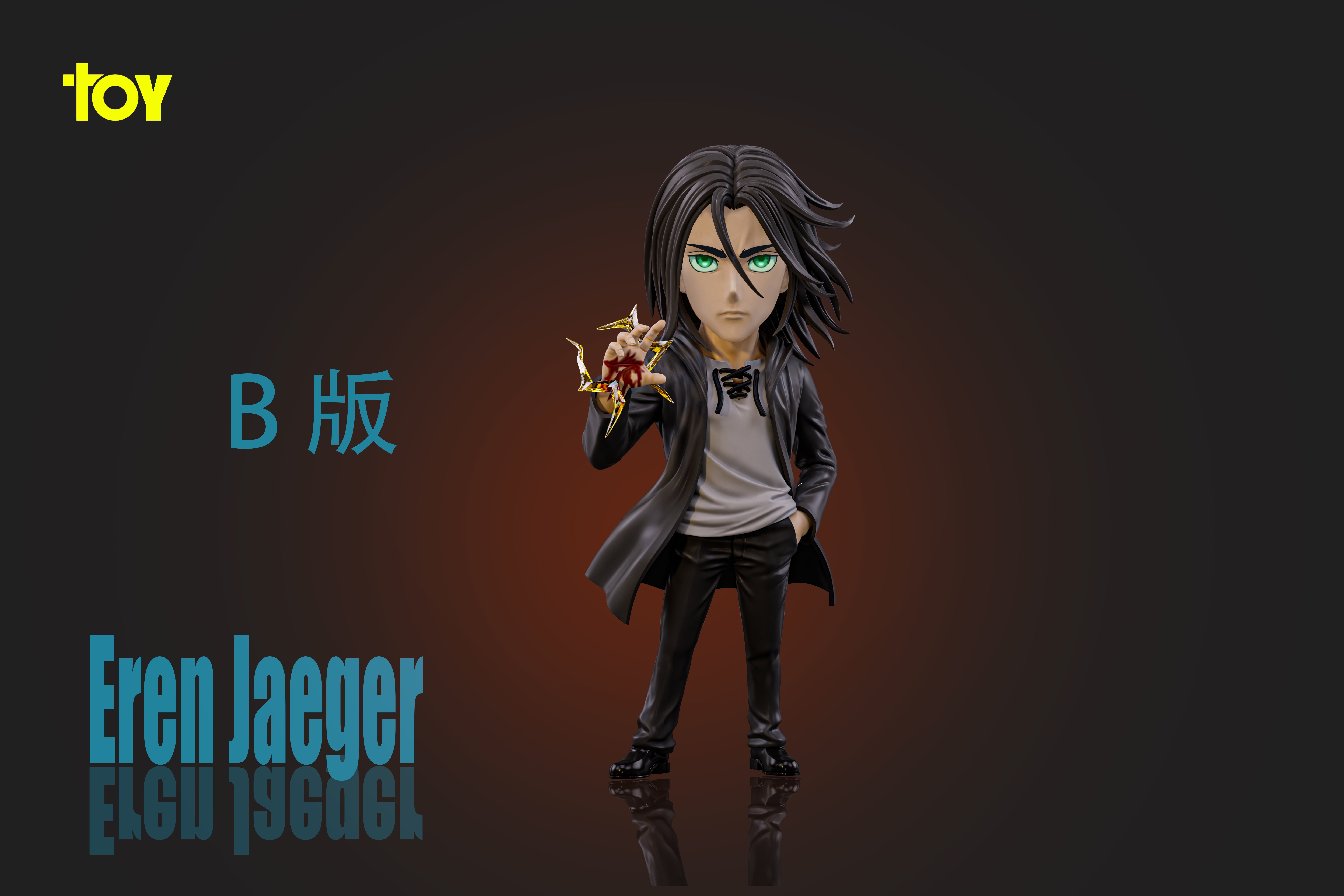 【進擊的巨人】TOY Studio-主角共鳴系列第七彈 艾倫耶格爾