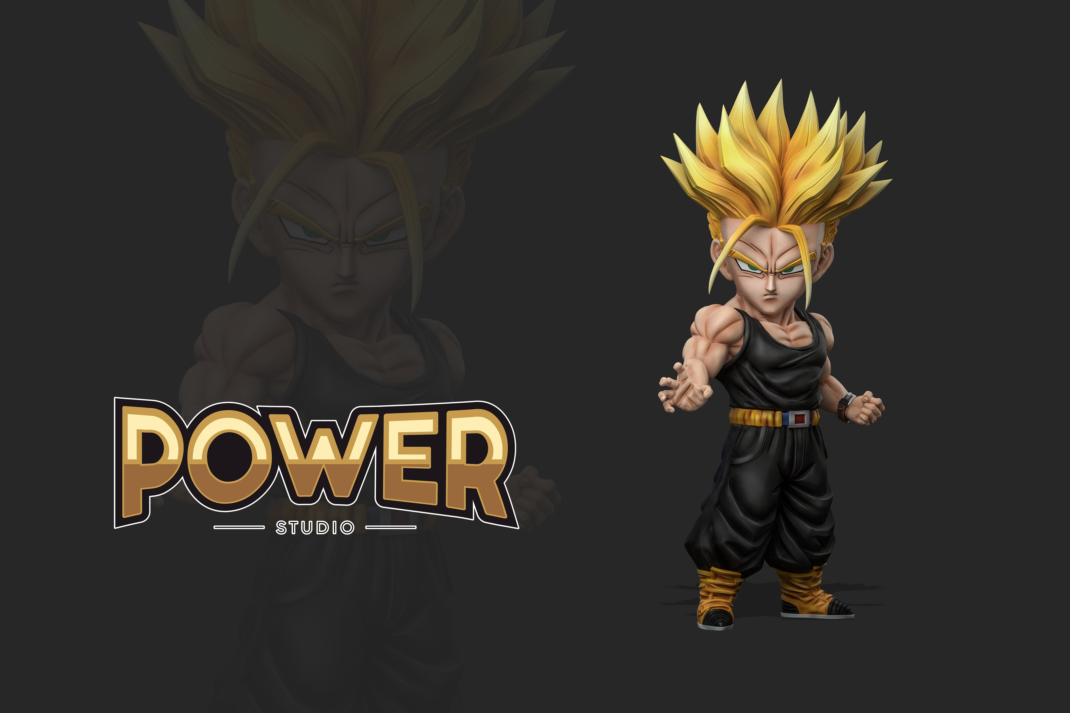 【七龍珠】Power studio-龍珠沙魯篇 背心特南克斯