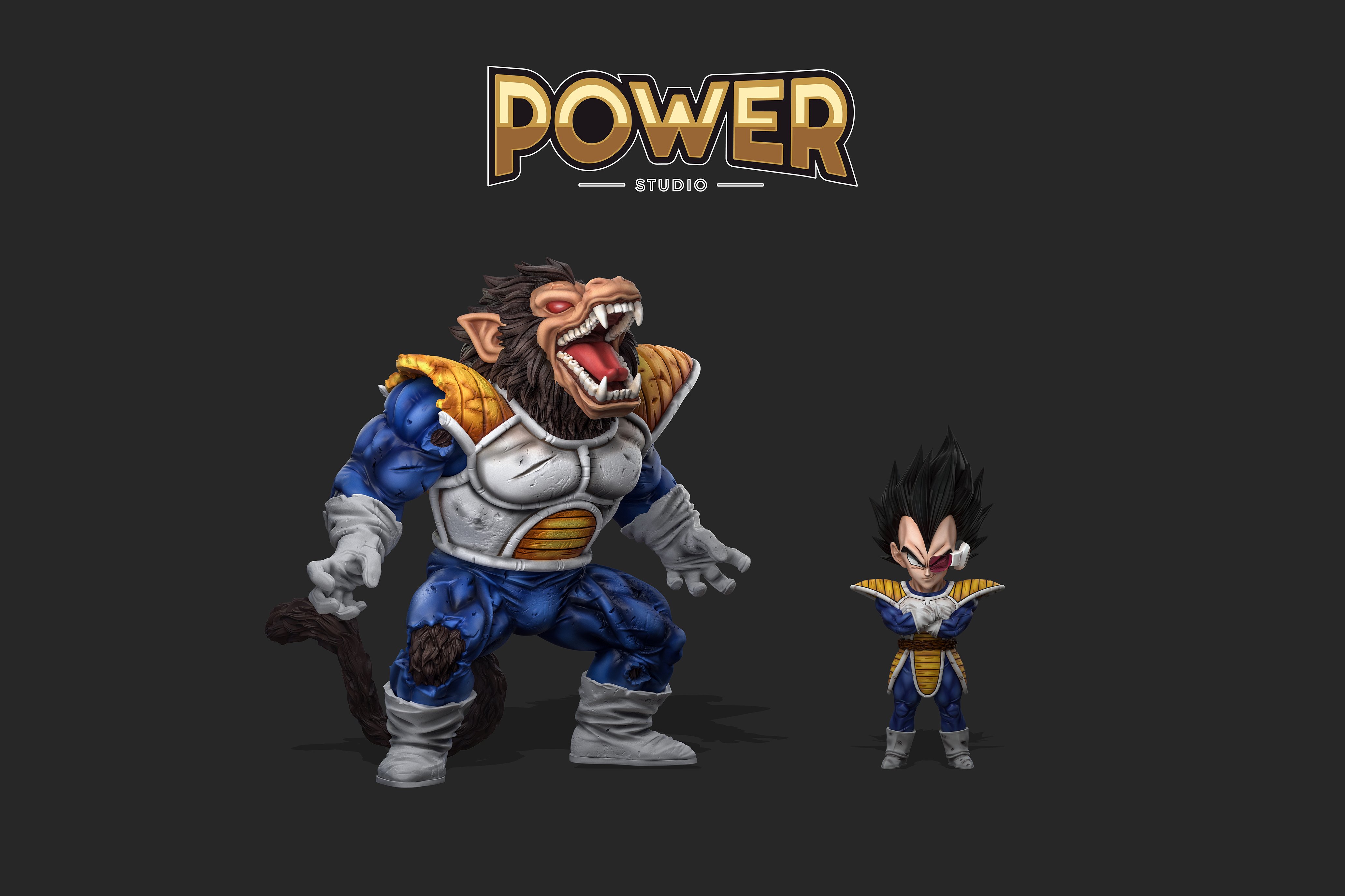 【七龍珠】Power studio-貝吉塔巨猿