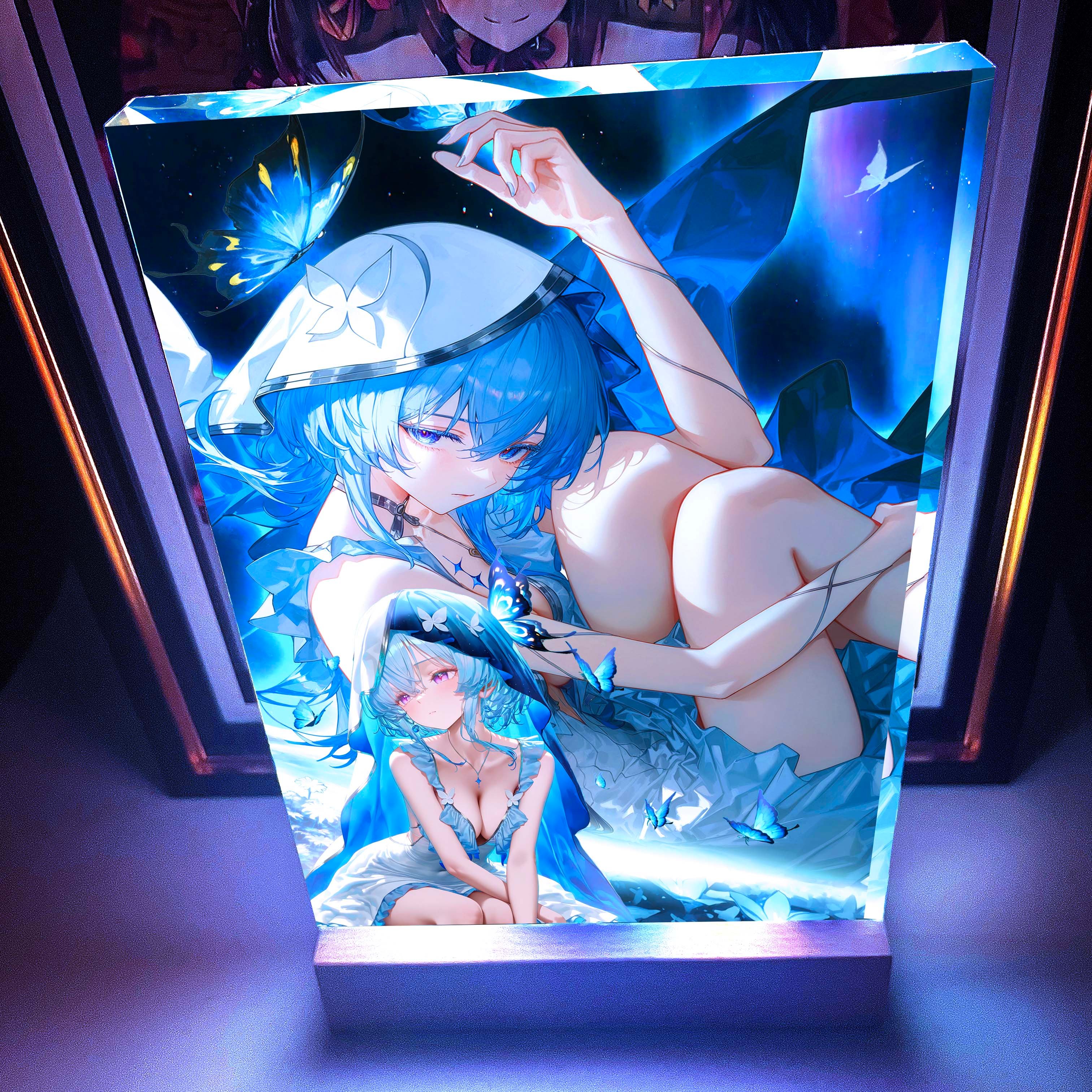 【週邊】阿喵畫社-守岸人發光透明卡磚