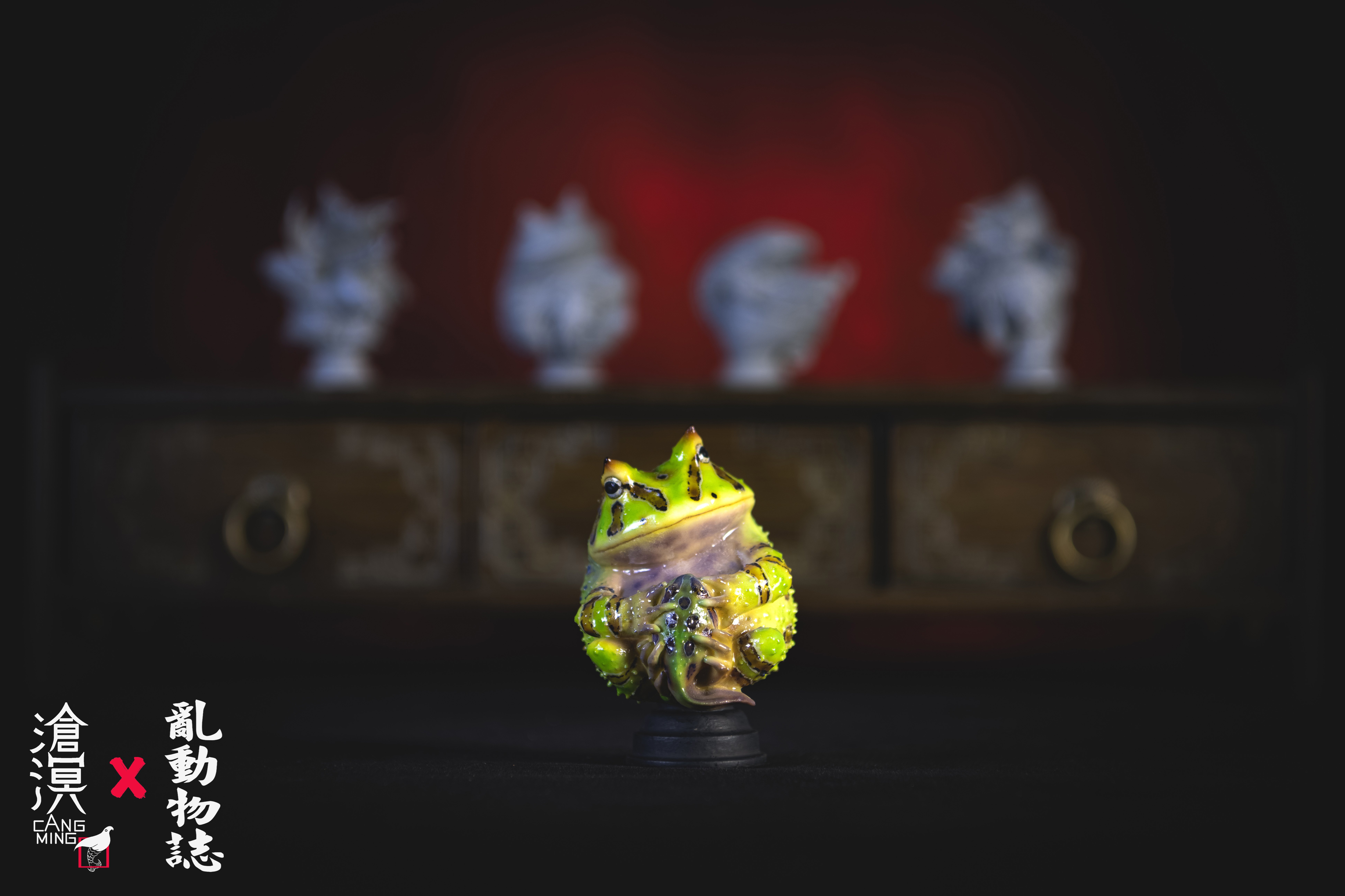 【原創授權】滄溟工作室-角蛙與蝌蚪