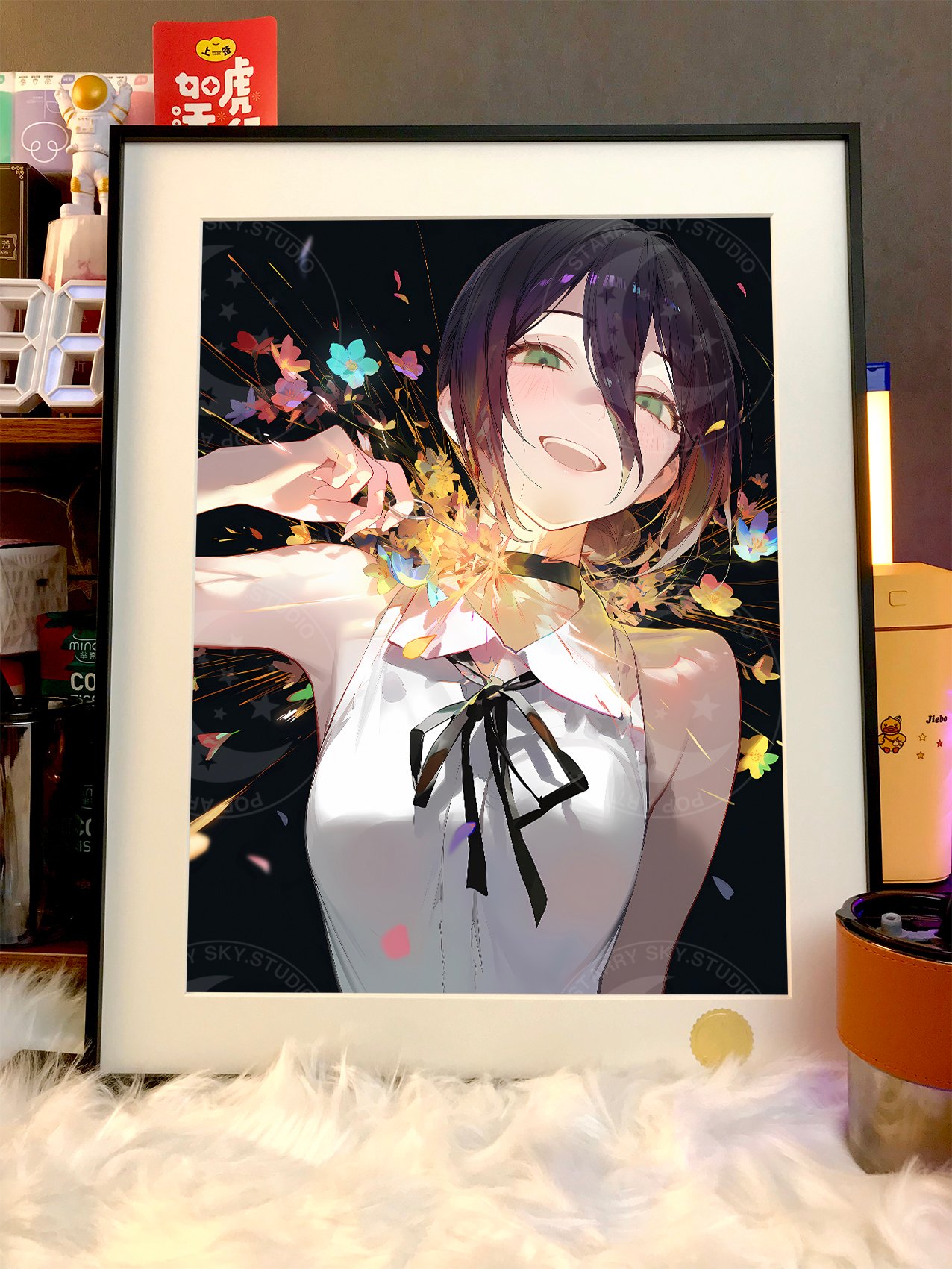 【週邊】星空工作室-爆炸蕾塞 電鋸人鏈鋸人Chainsaw Man電次瑪奇瑪帕瓦動畫裝飾畫