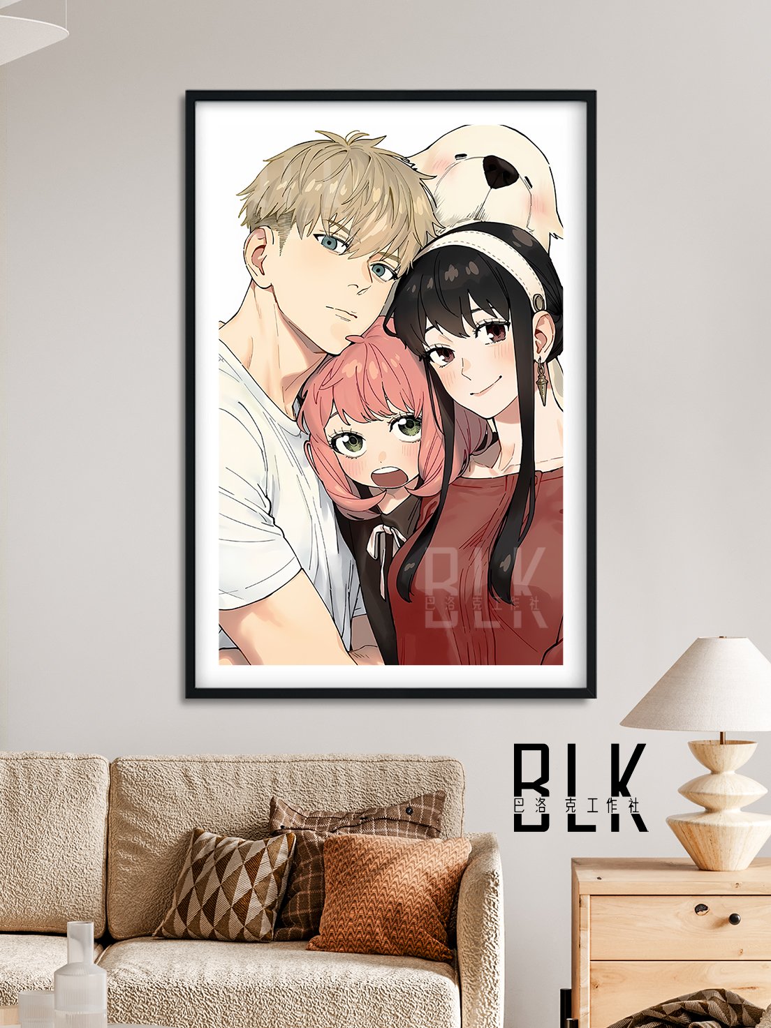 【週邊】巴洛克－間諜家家酒 約爾一家 裝飾畫 & 冰箱貼