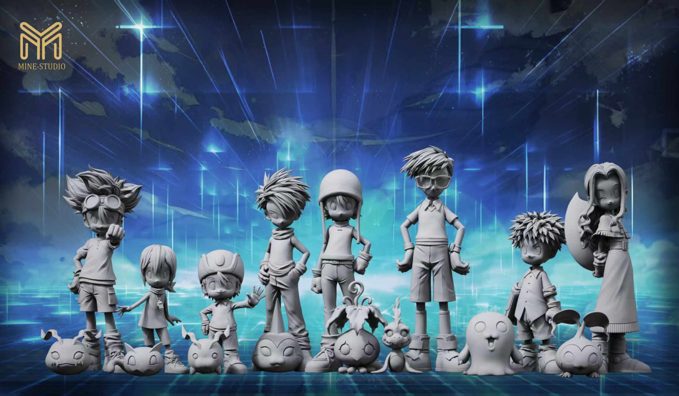 【數碼寶貝】MINE 圖鑑補全工作室－人物系列 第一彈 初代