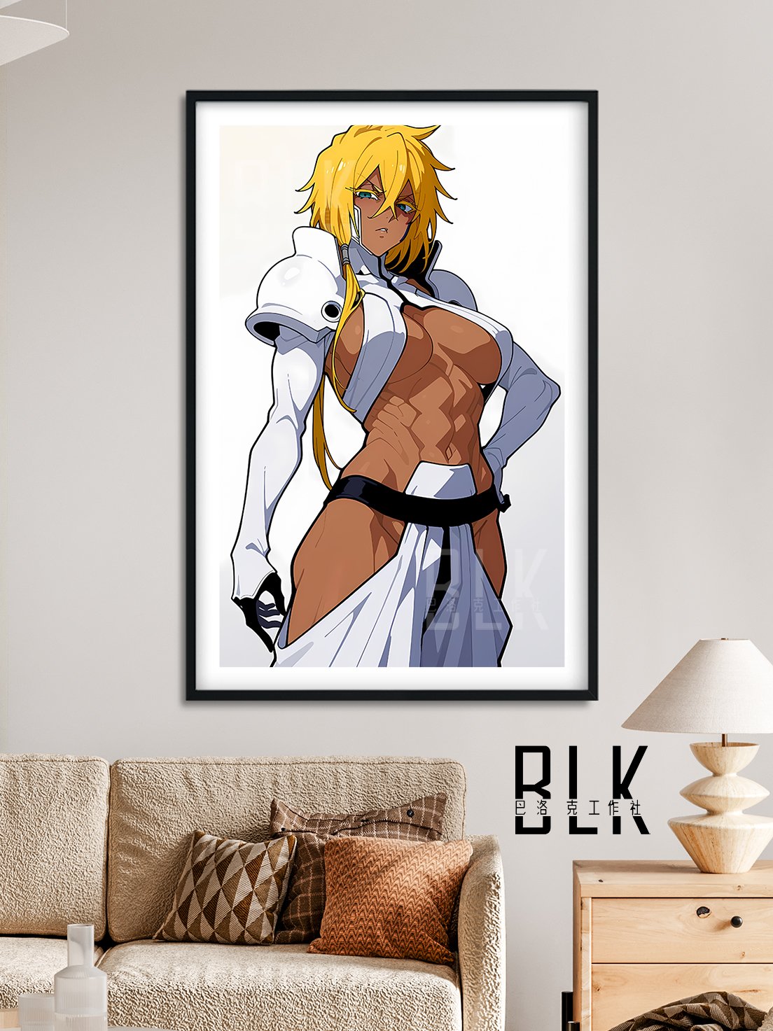 【週邊】巴洛克－死神 蒂雅·赫麗貝爾 裝飾畫 & 冰箱貼