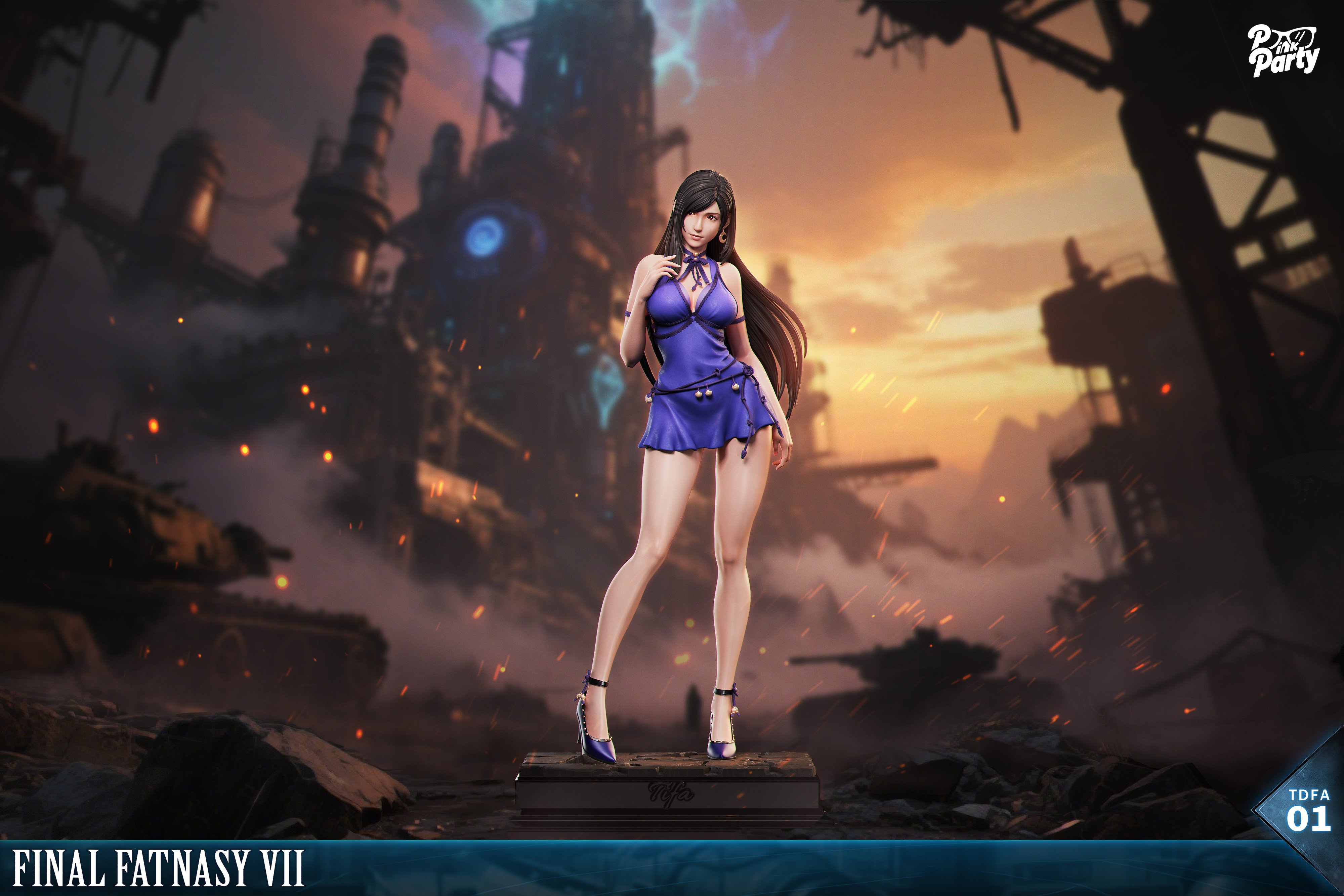 【最終幻想】pinkparty-女神蒂法