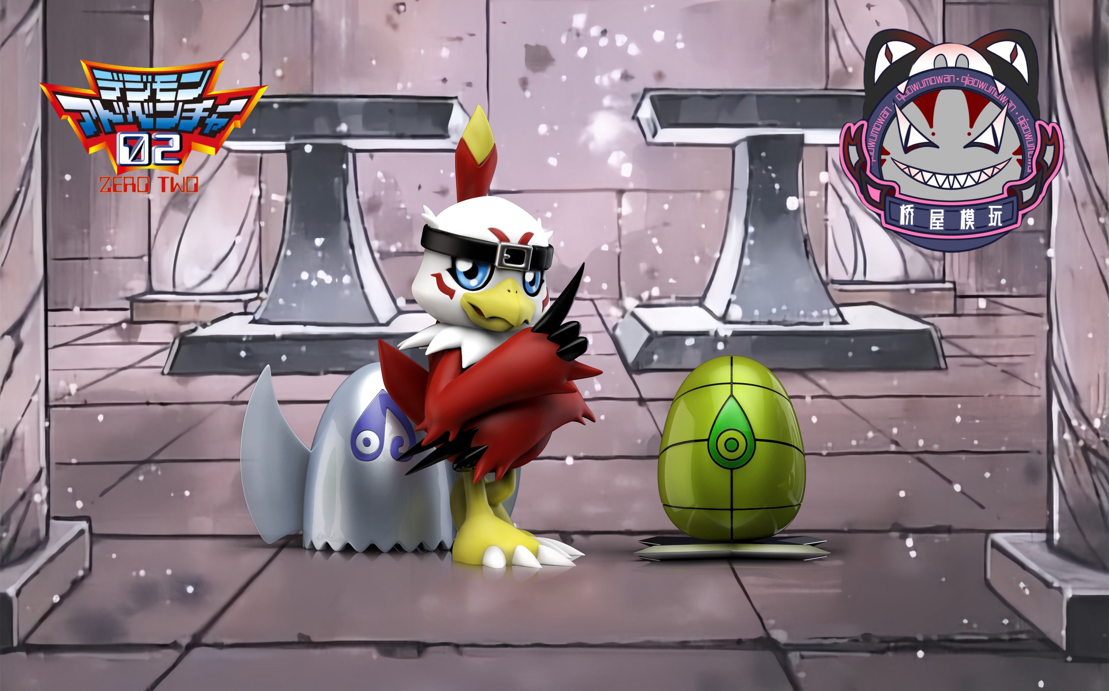 【數碼寶貝】橋屋模玩-裝甲蛋共鳴 第三彈