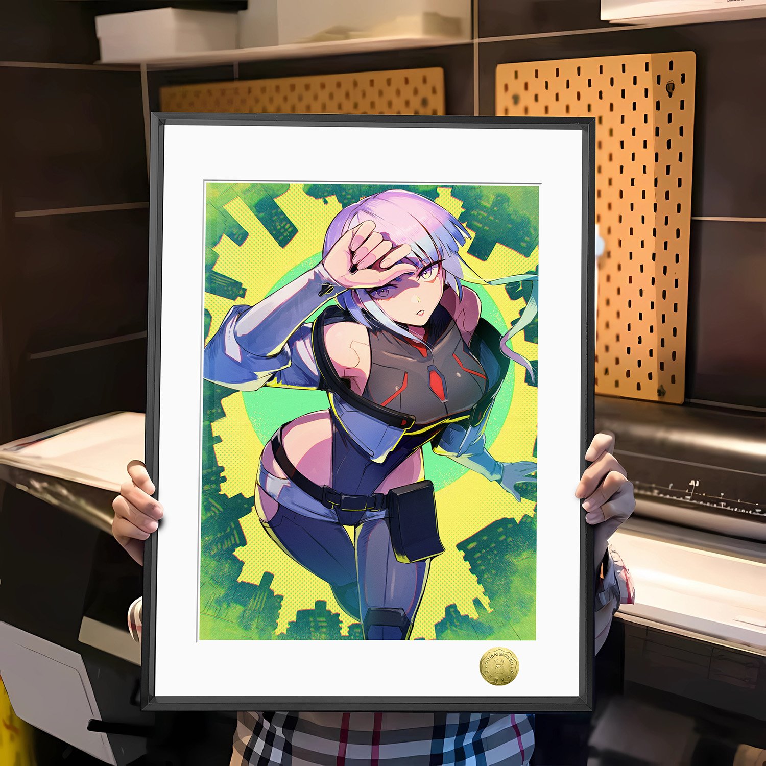 【週邊】皇呱－電馭叛客：邊緣行者 露西 裝飾畫