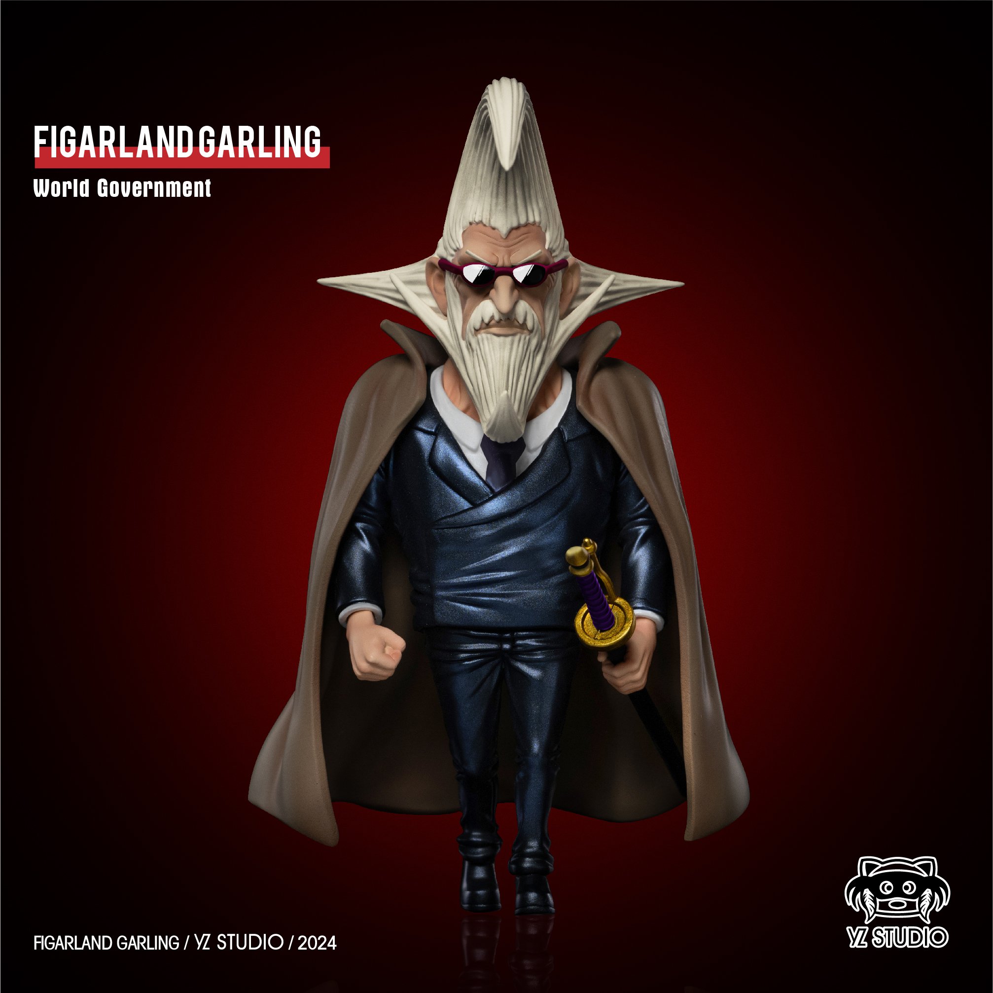 【海賊王】YZ工作室-世界政府 第一彈 新五老星 費加蘭度·格林古聖