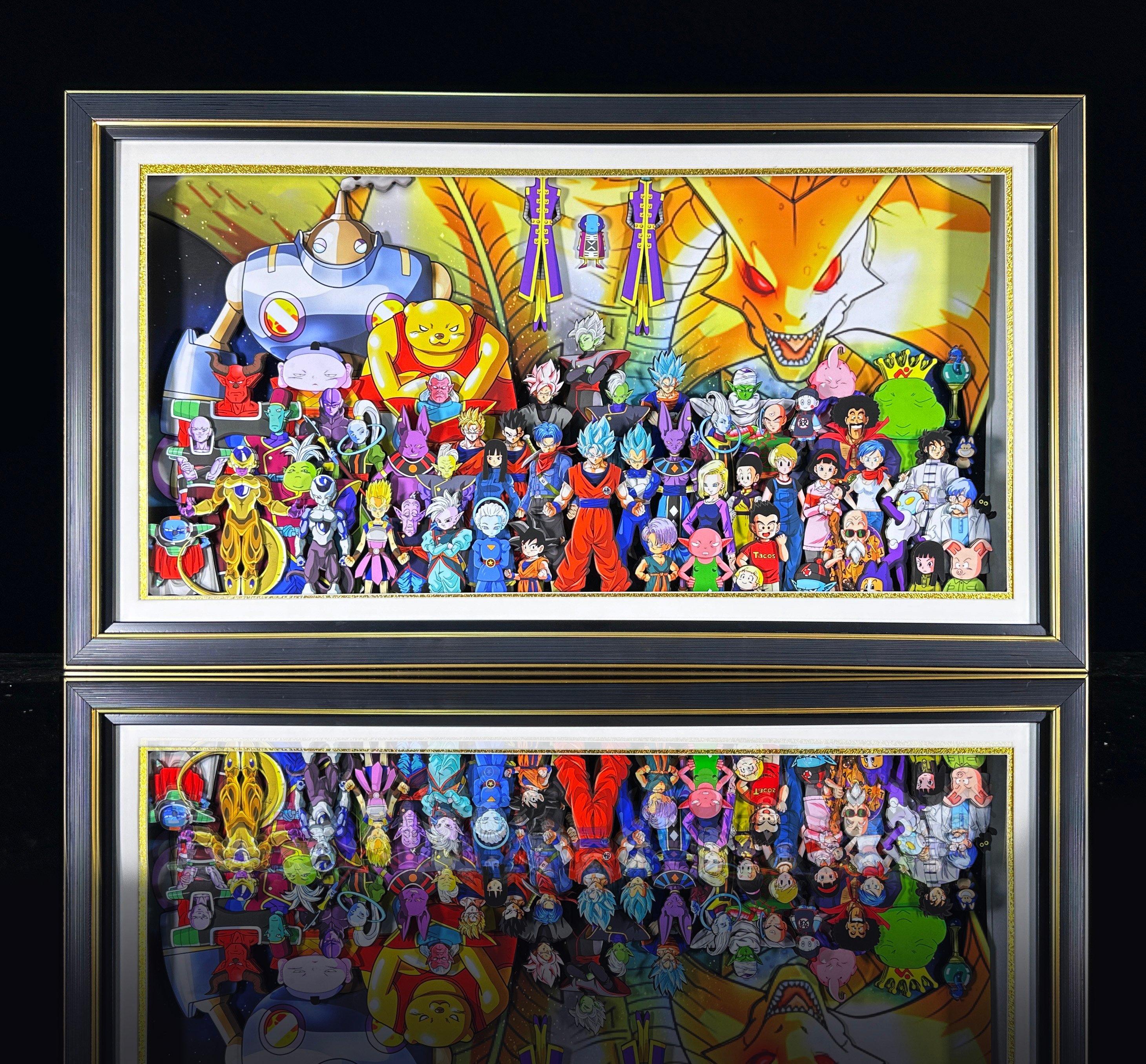 【週邊】星泫 studio-七龍珠 全家福多層立體畫