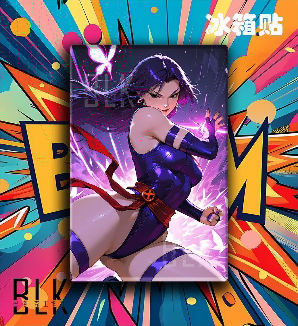 【週邊】巴洛克－靈蝶 裝飾畫 & 冰箱貼