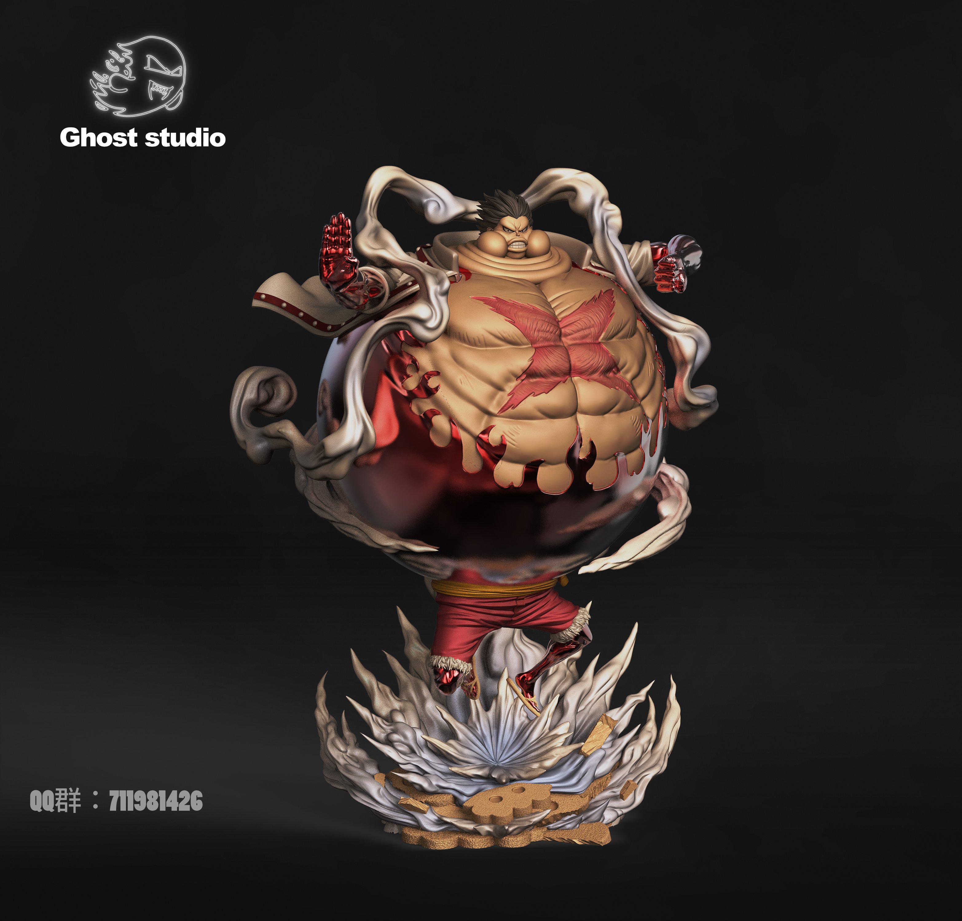 【海賊王】Ghost 幽靈工作室-路飛形態補全計畫 第二彈 戰車路飛