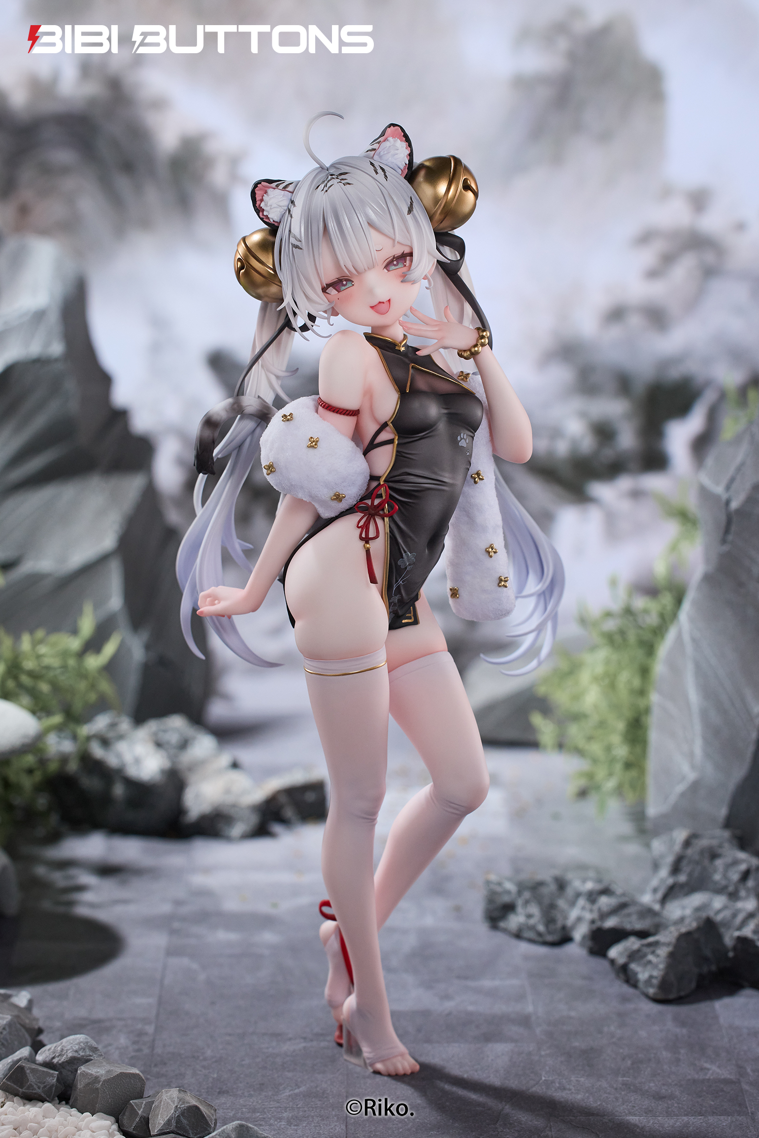 【正版授權】Bibi Buttons－虎嘯風生 白虎