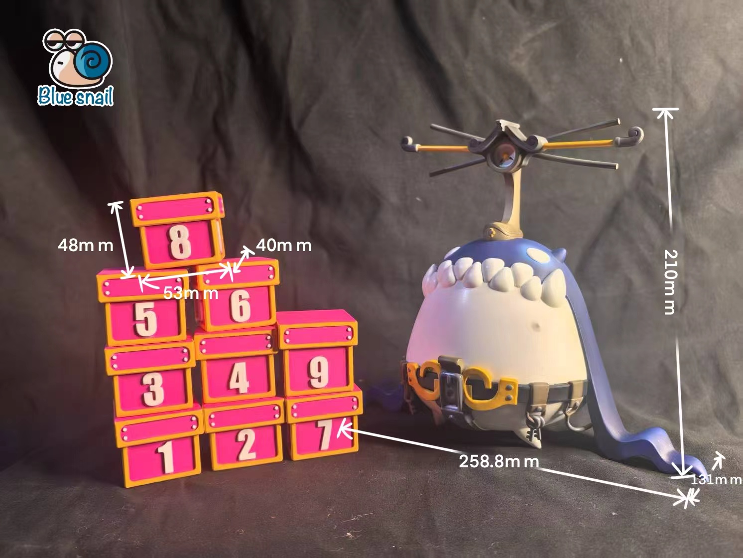 【楓之谷】藍蝸牛工作室-冒險島世界同比例系列 第二十四彈 101 boss 1~10號箱