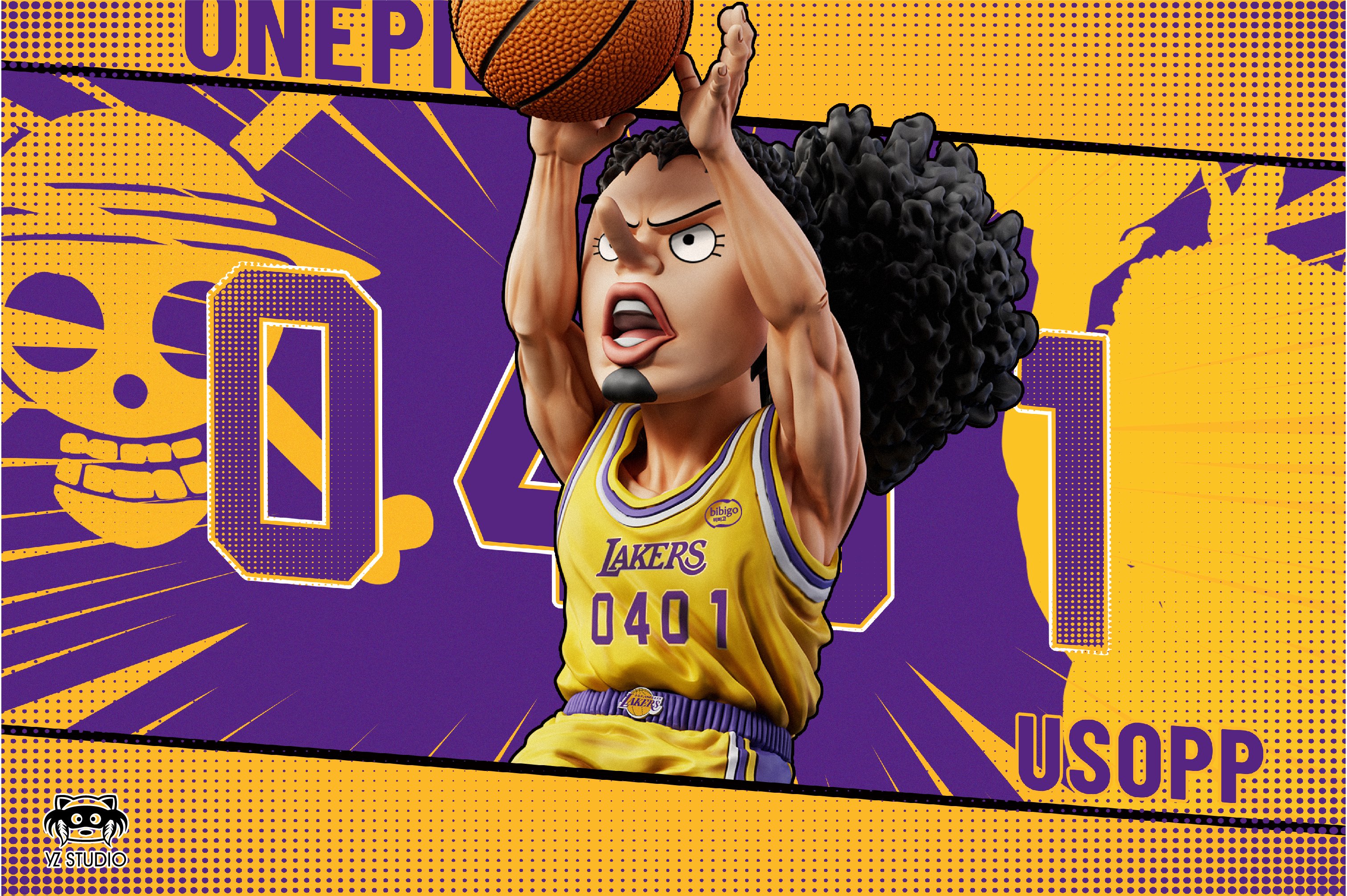 【海賊王】YZ工作室-紫金夢幻球隊 第五彈 紫金烏索普