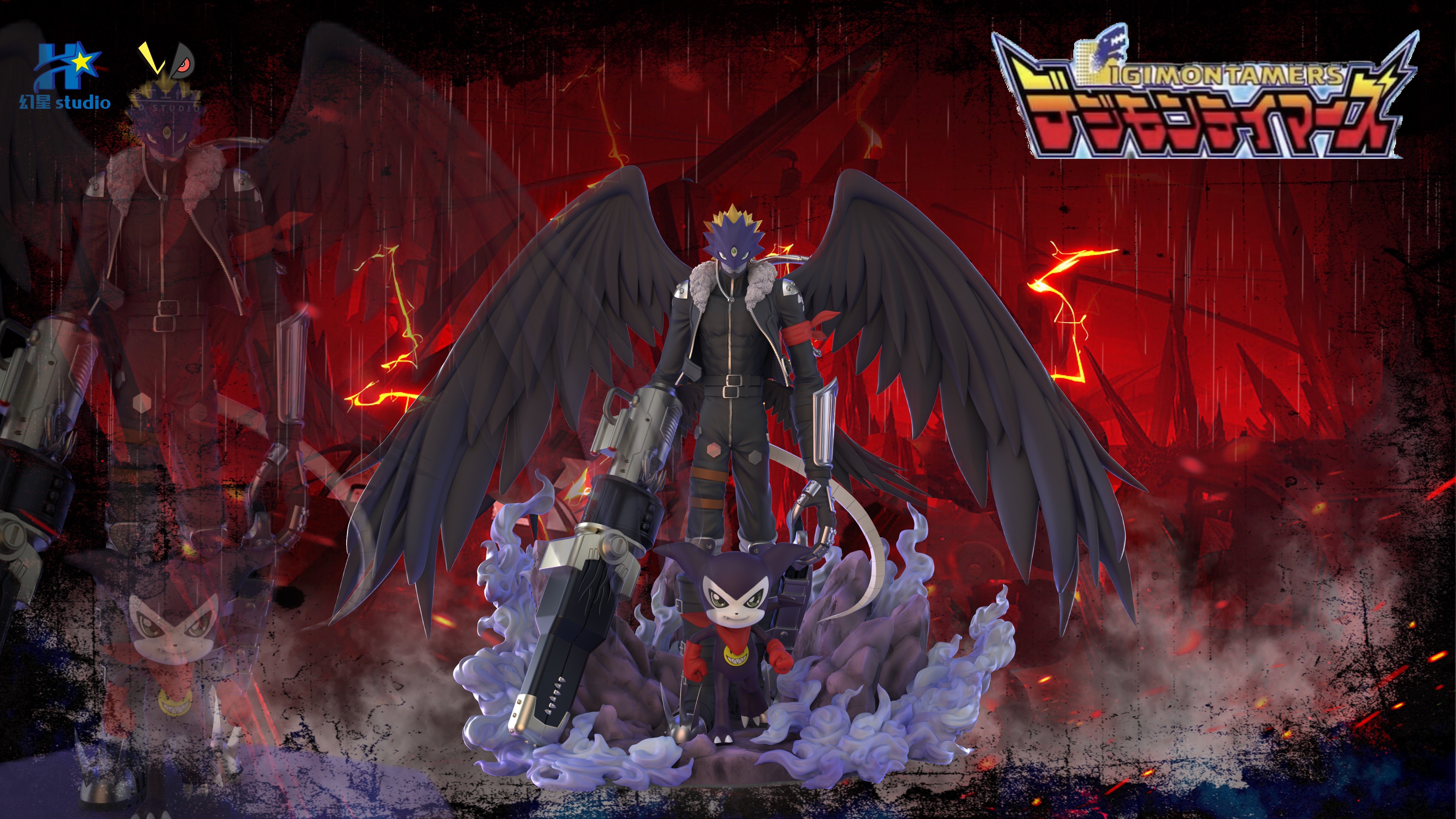 【數碼寶貝】幻星 x 老丁-墮天地獄獸 小妖獸