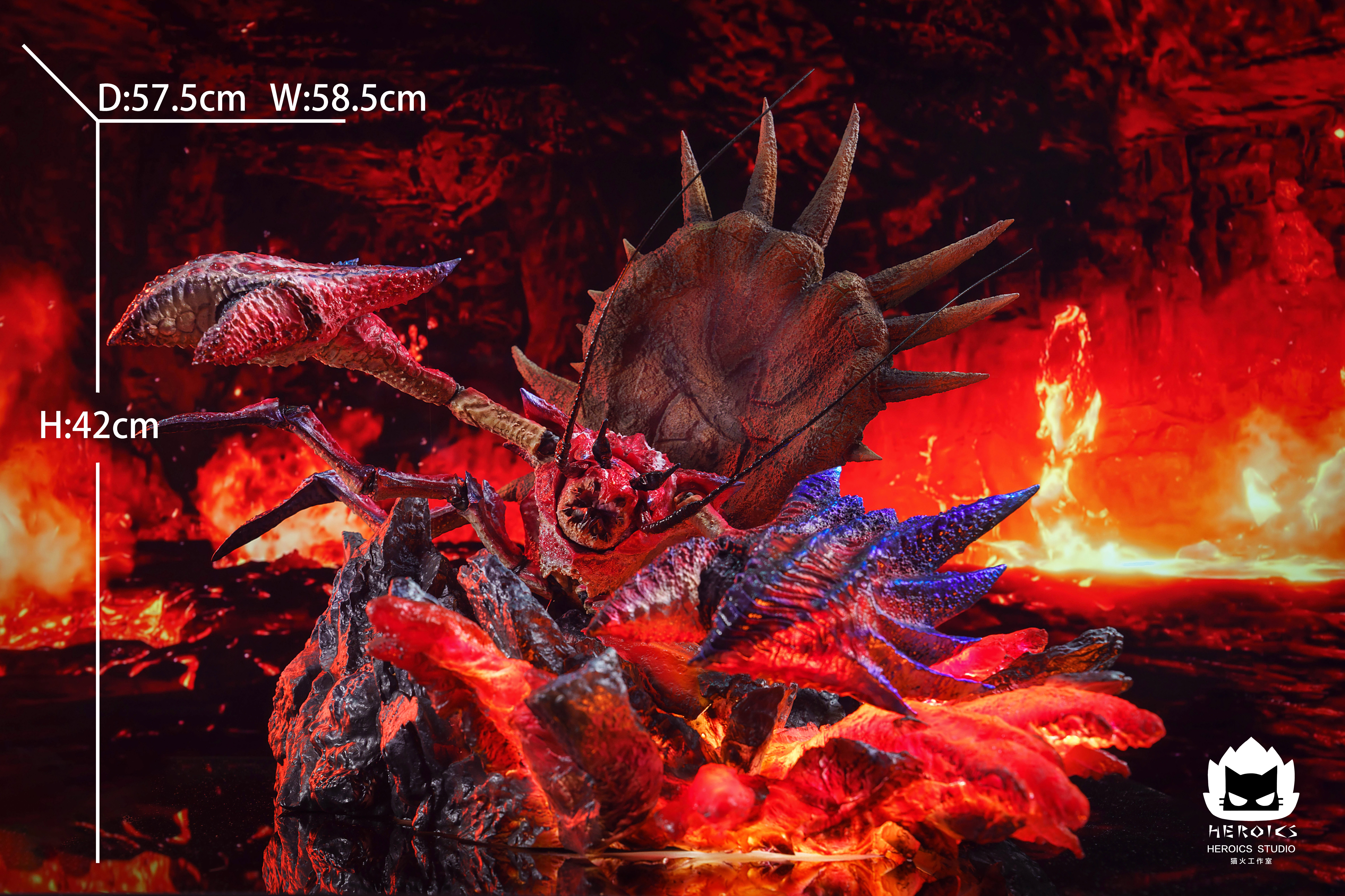 【魔物獵人】貓火工作室 Heroics Studio-怪物獵人 矛碎盾蟹