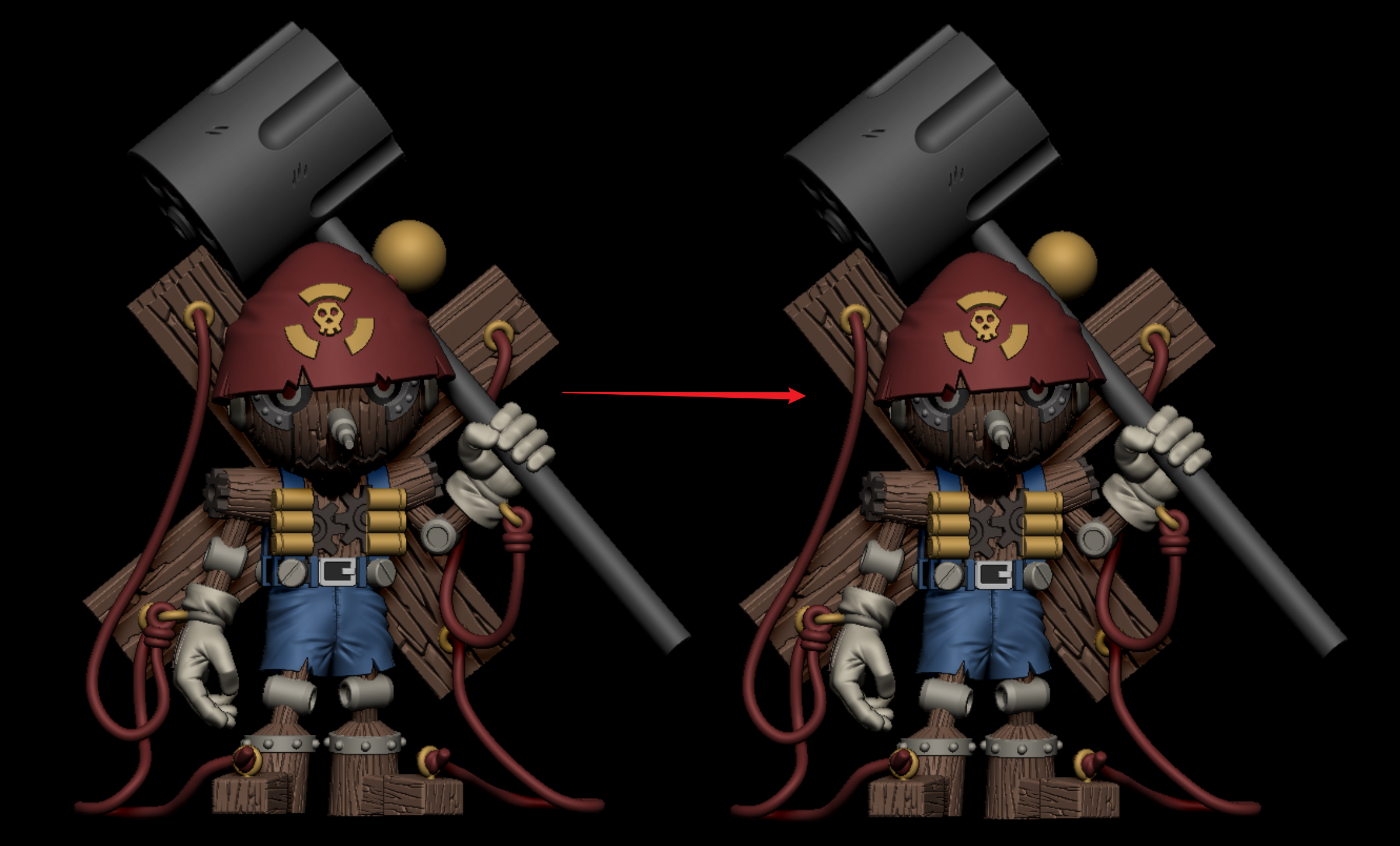 【數碼寶貝】MDS Studio-黑暗四天王 木偶獸