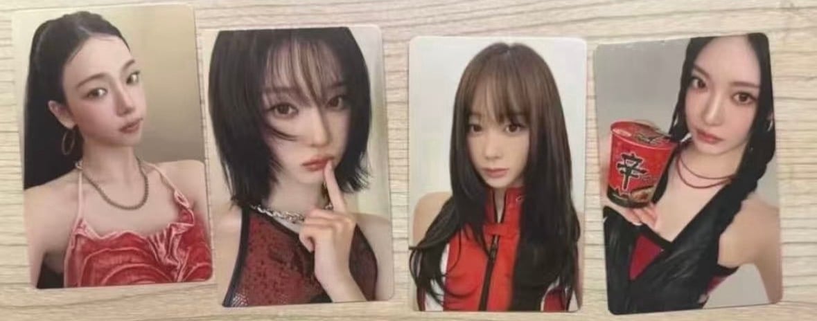 [代購/3月] aespa 辛拉麵泡麵卡 一套