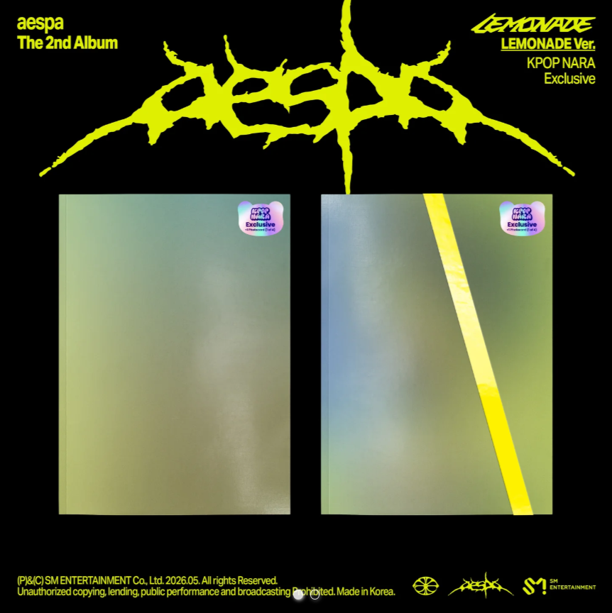 [預購6月/歐美通路] aespa 正規二輯 美國通路 專輯 LEMONADE