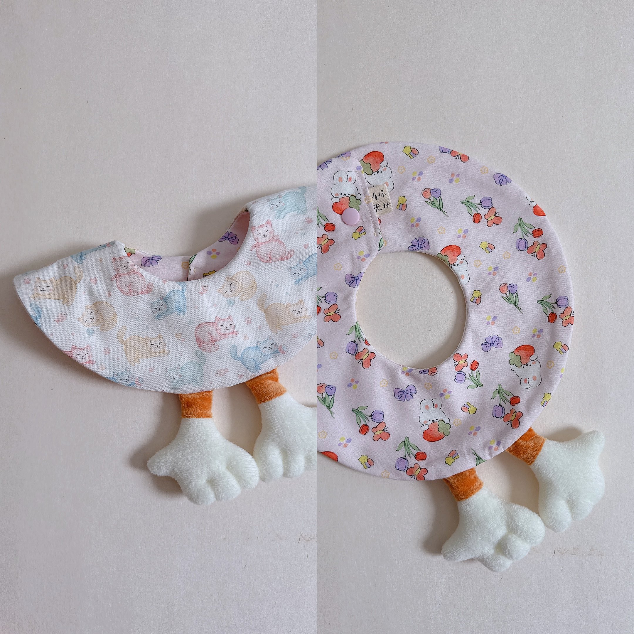 【 現貨 】白色腿腿 - 圓兜