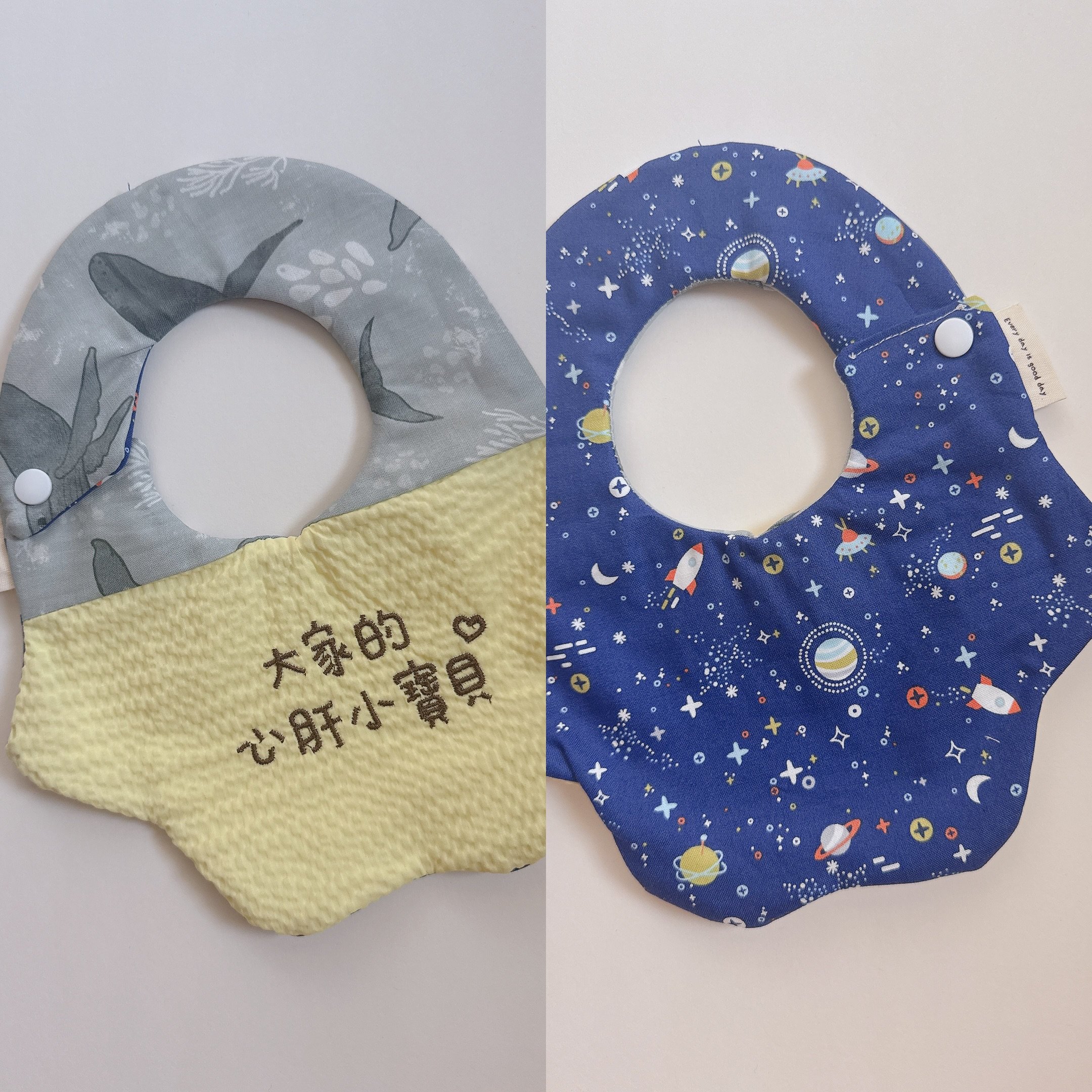 『 現貨 』刺繡標語兜 - 雲朵