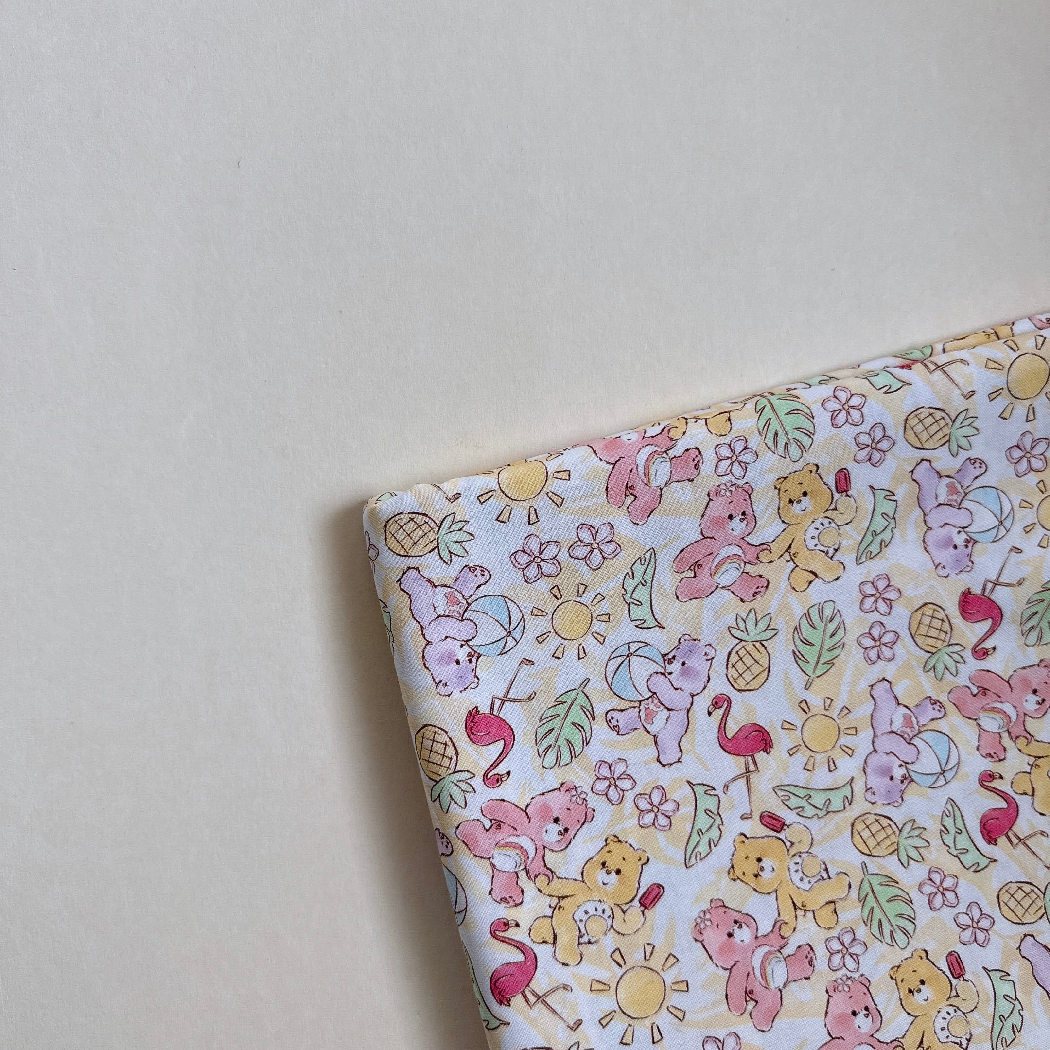 【 選布 】白底繽紛熊（加拿大加價布款）51