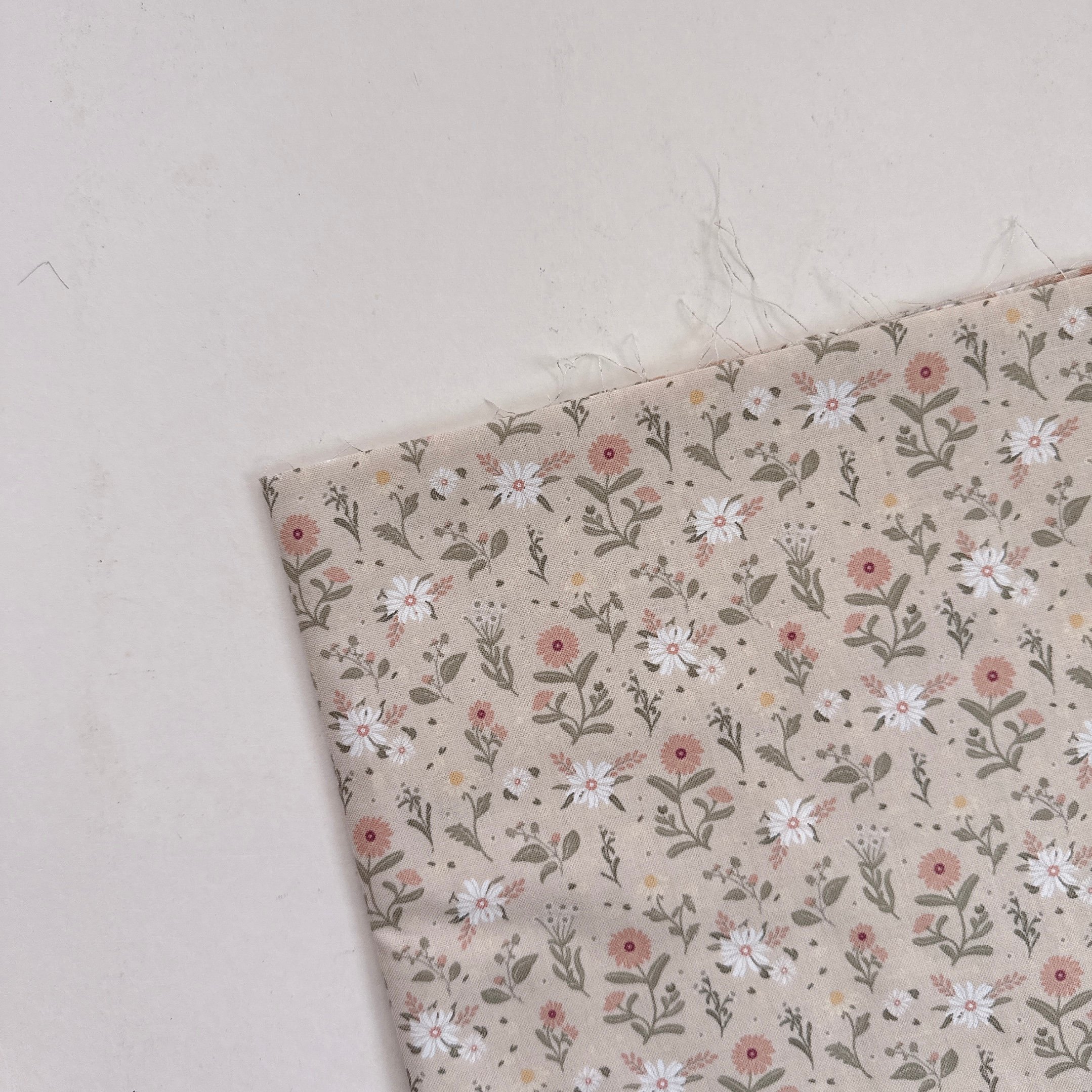 【 選布 】奶茶花朵