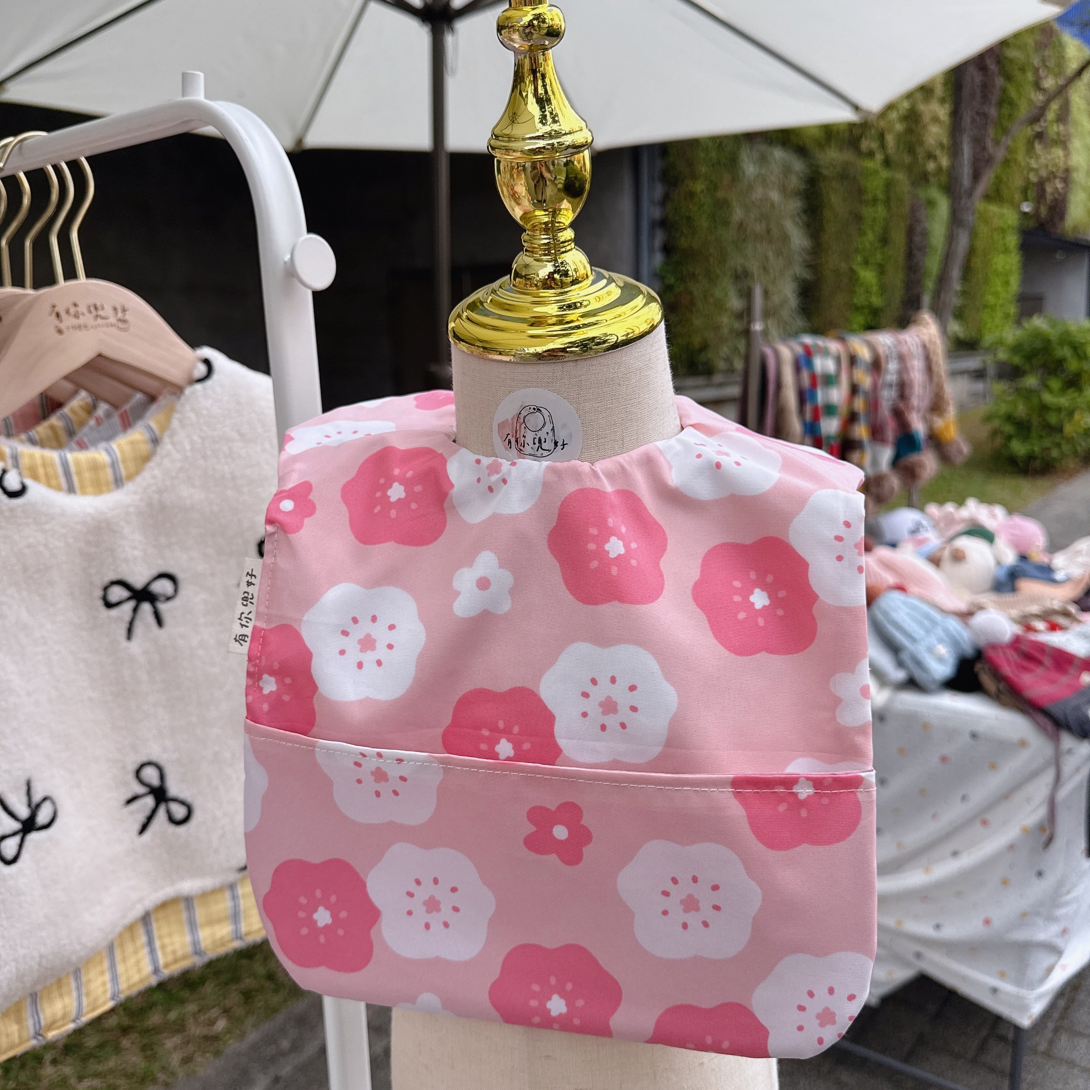 【 現貨 】防水兜 - 粉色櫻花