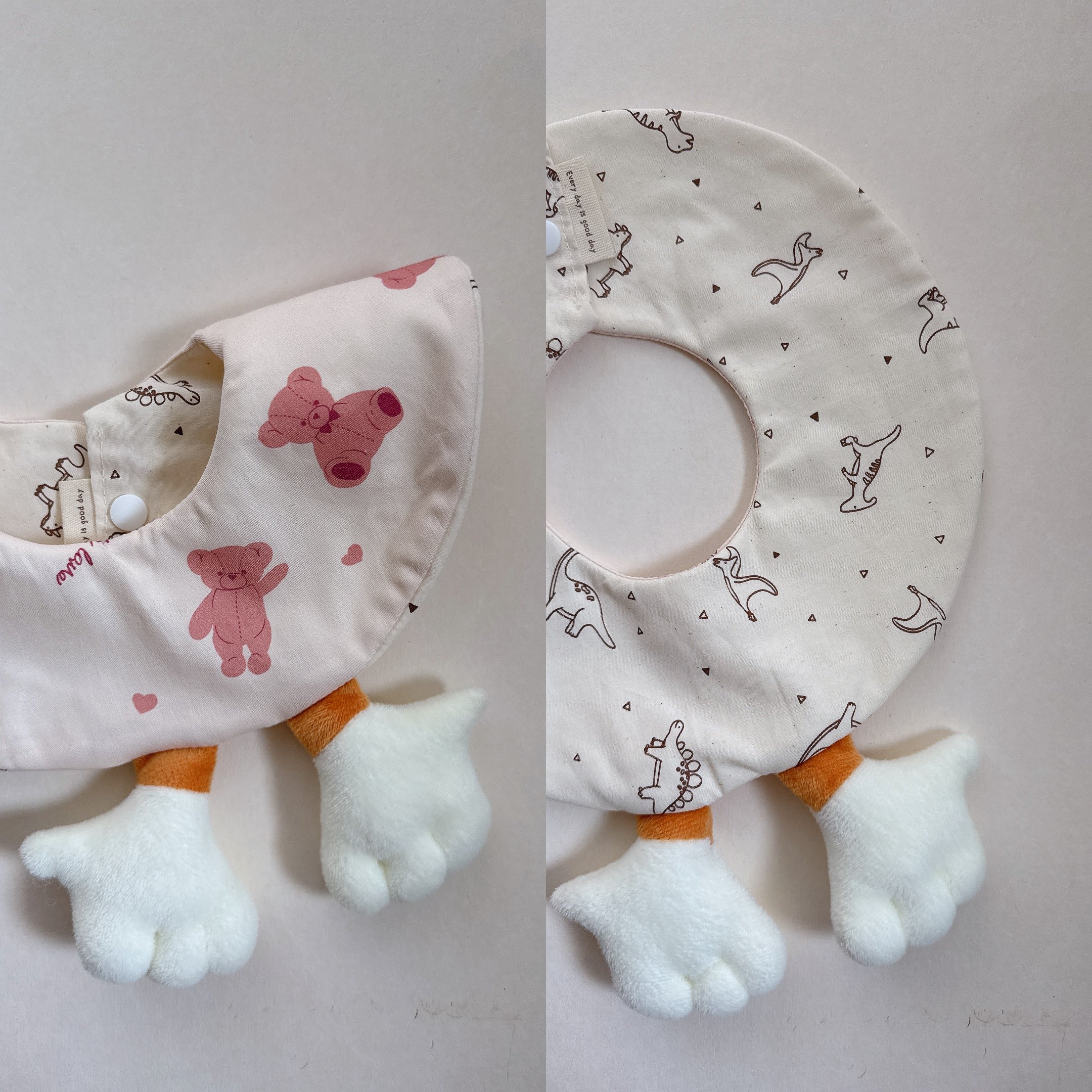 【 現貨 】白色腿腿 - 圓兜