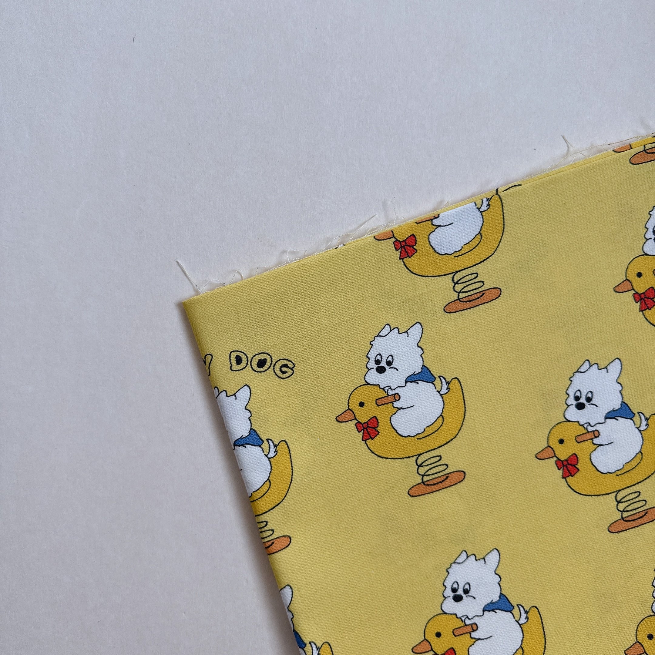 【 選布 】黃底搖搖鴨 34