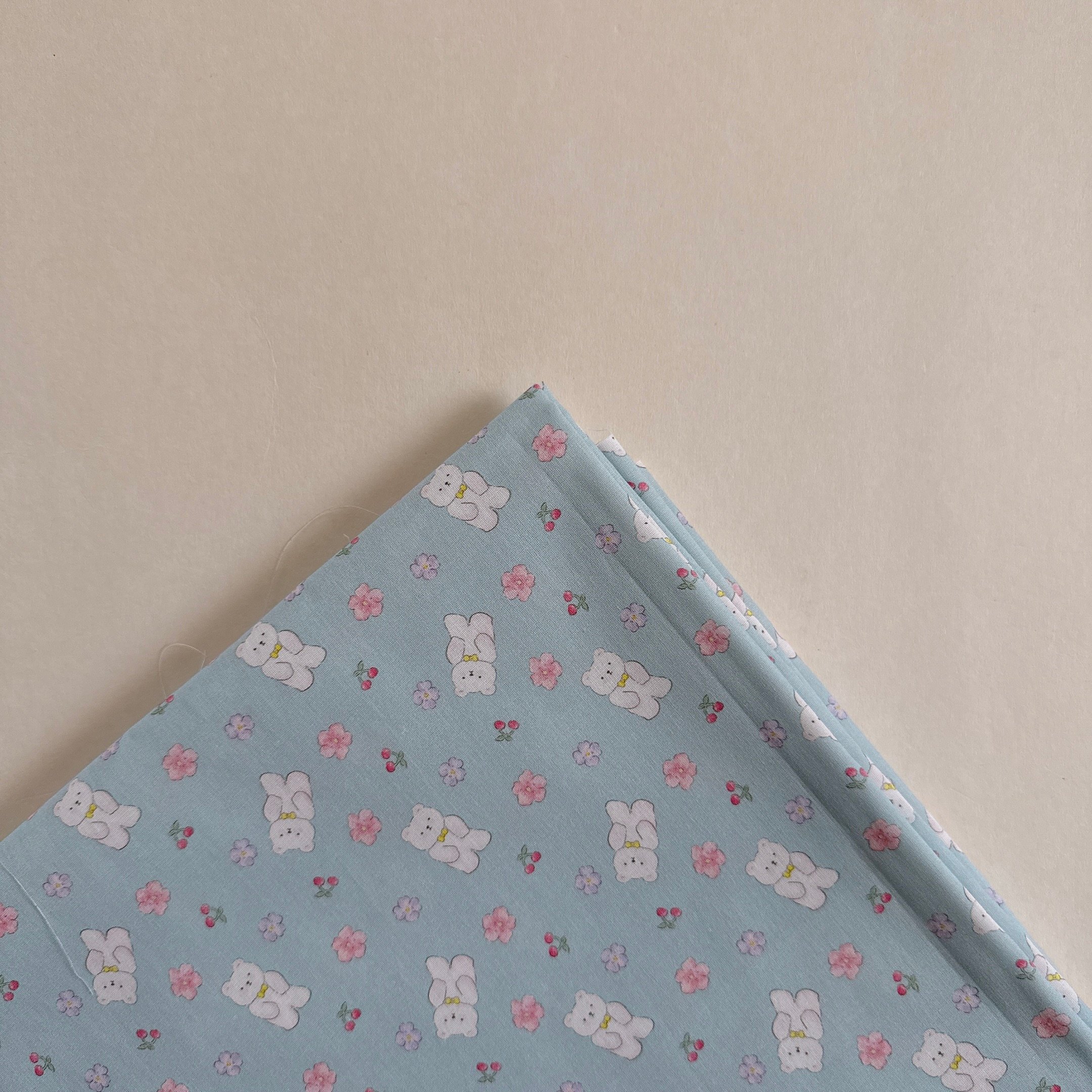 【 選布 】藍藍白熊