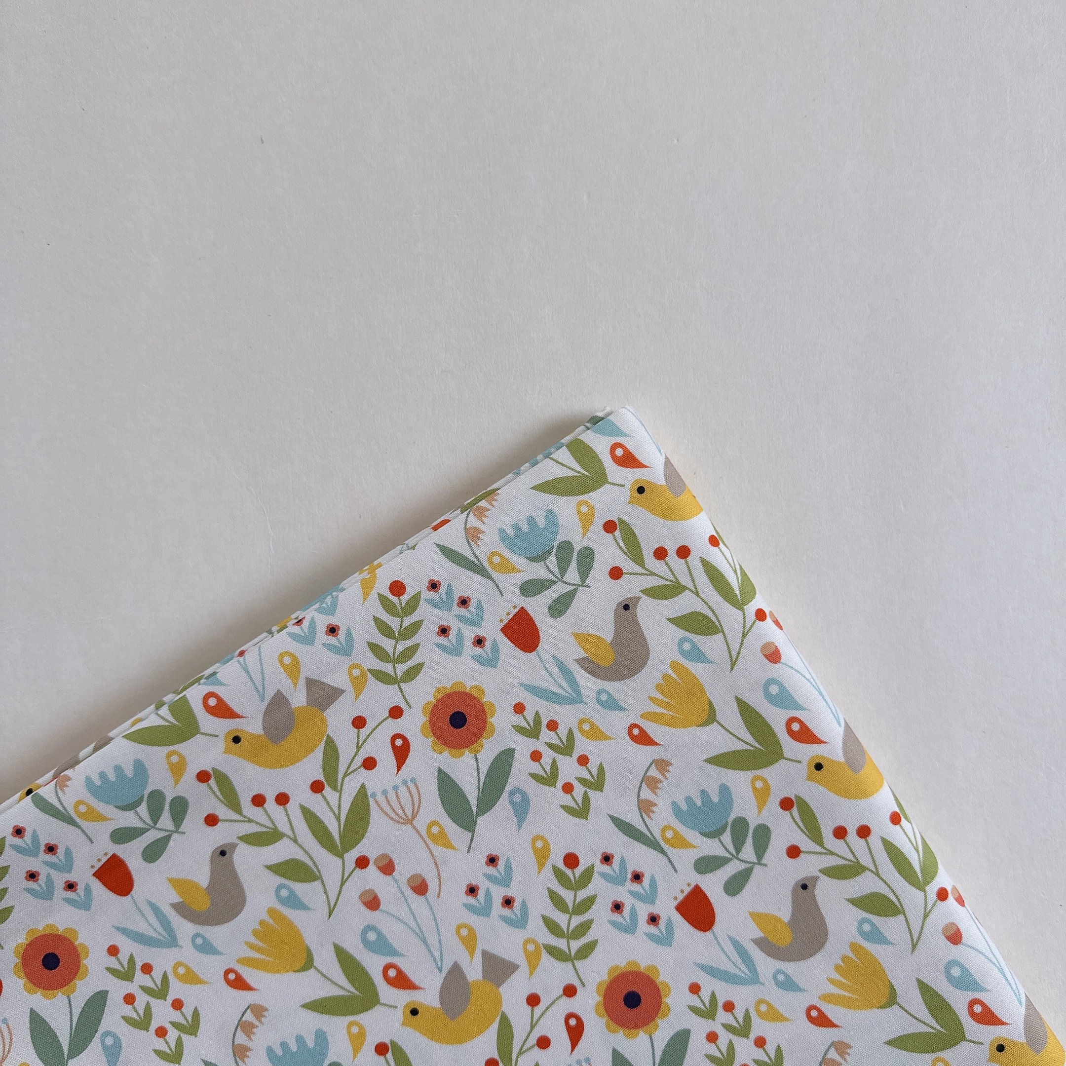 【 選布 】向日葵鳥兒