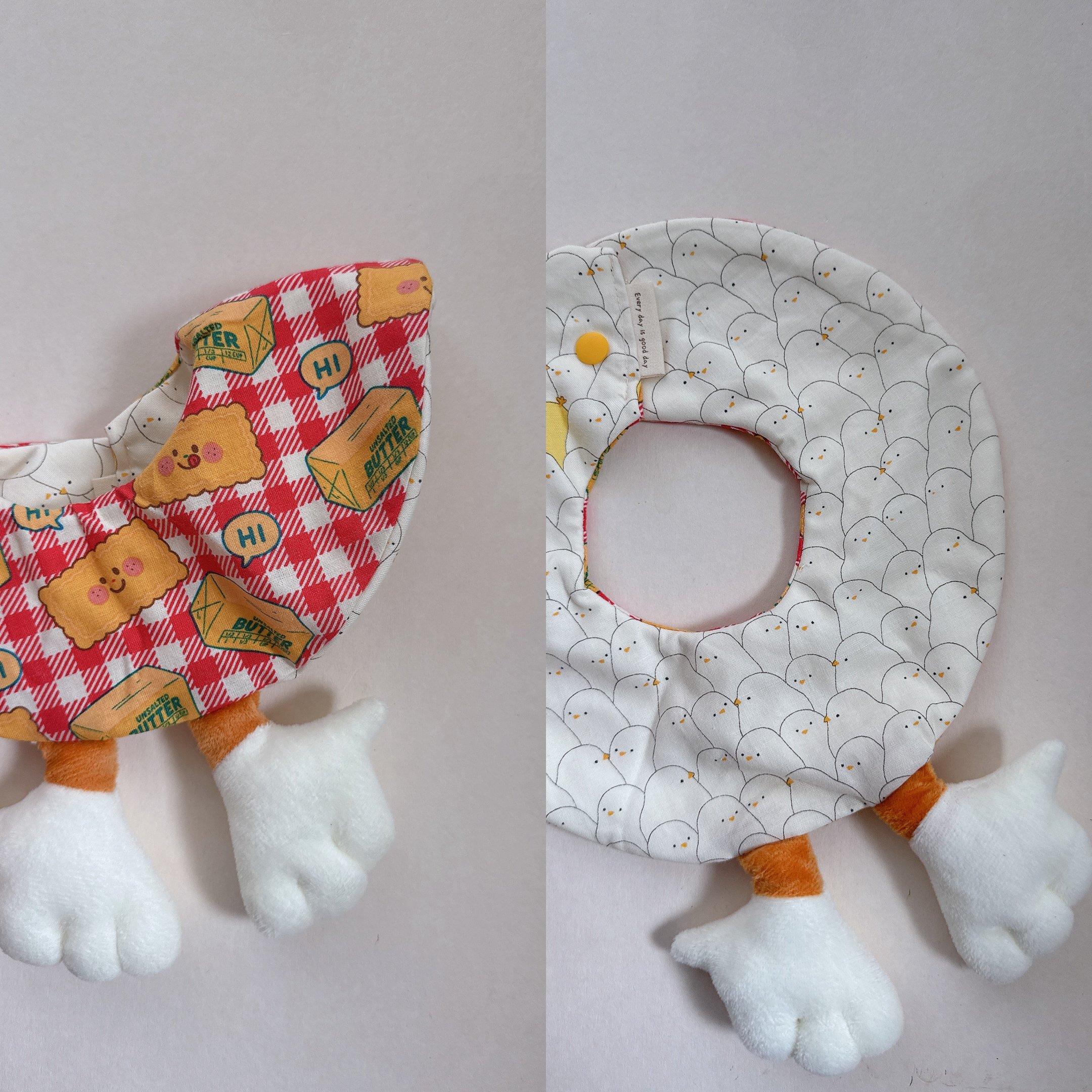 【 現貨 】白色腿腿 - 圓兜