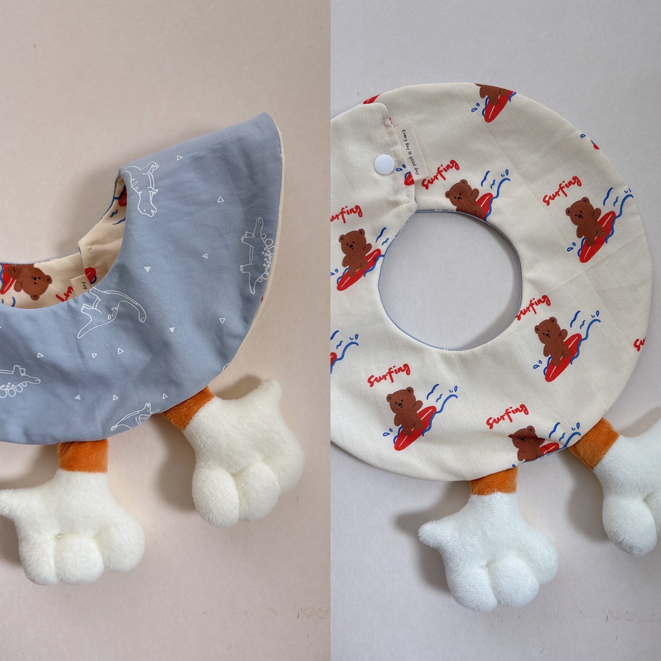 【 現貨 】白色腿腿 - 圓兜